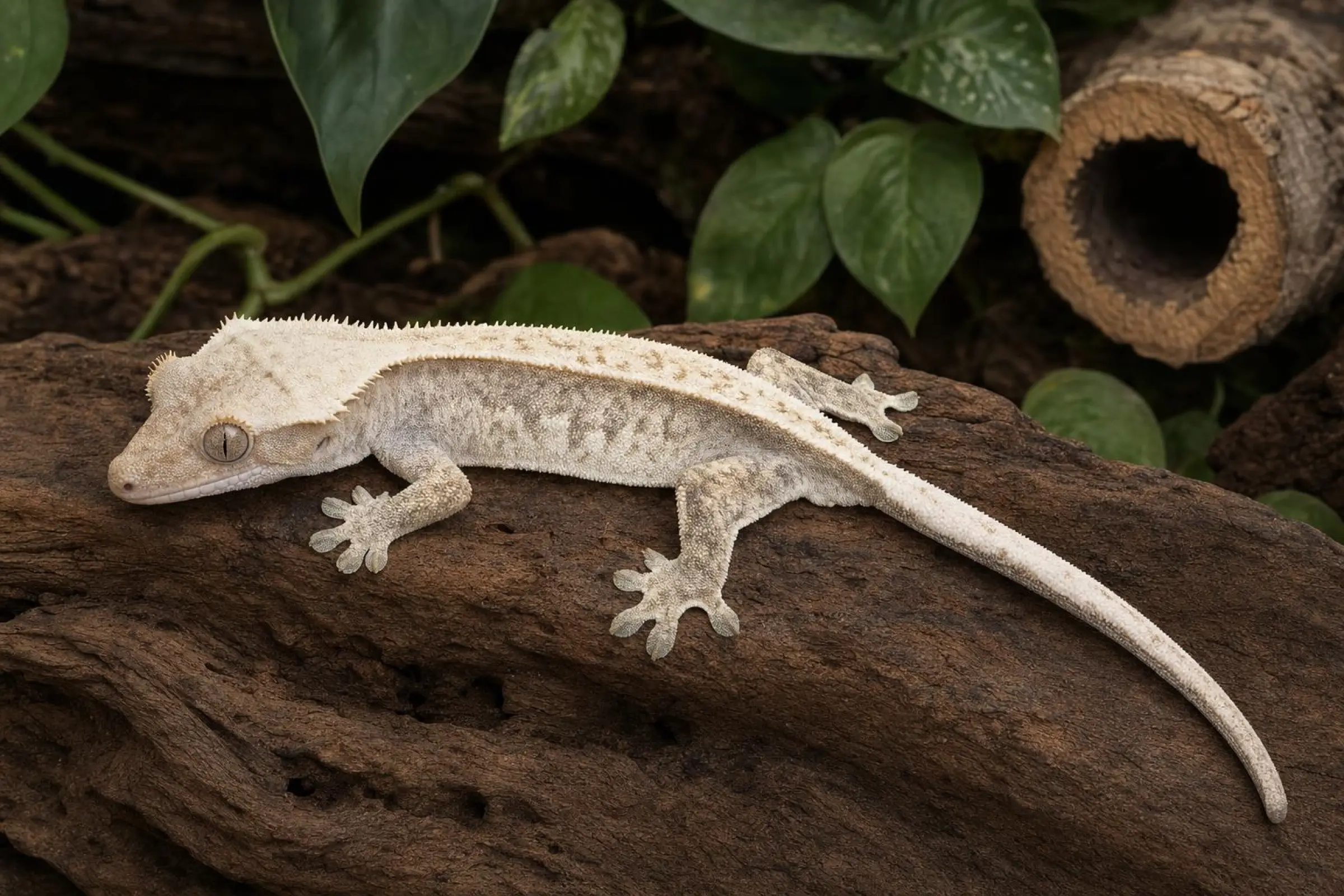 Lilly-White-Kronengecko, Correlophus ciliatus