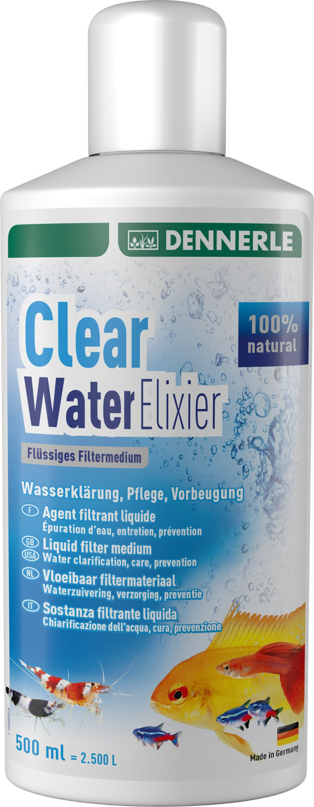 Dennerle Clear Water Elixier, Wasserklärer