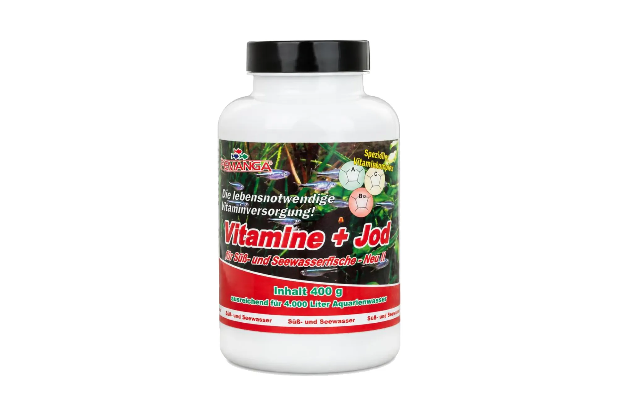 Femanga Vitamine + Jod – Granulat 400 g – KI-generierte Abbildung aus Produktreferenz