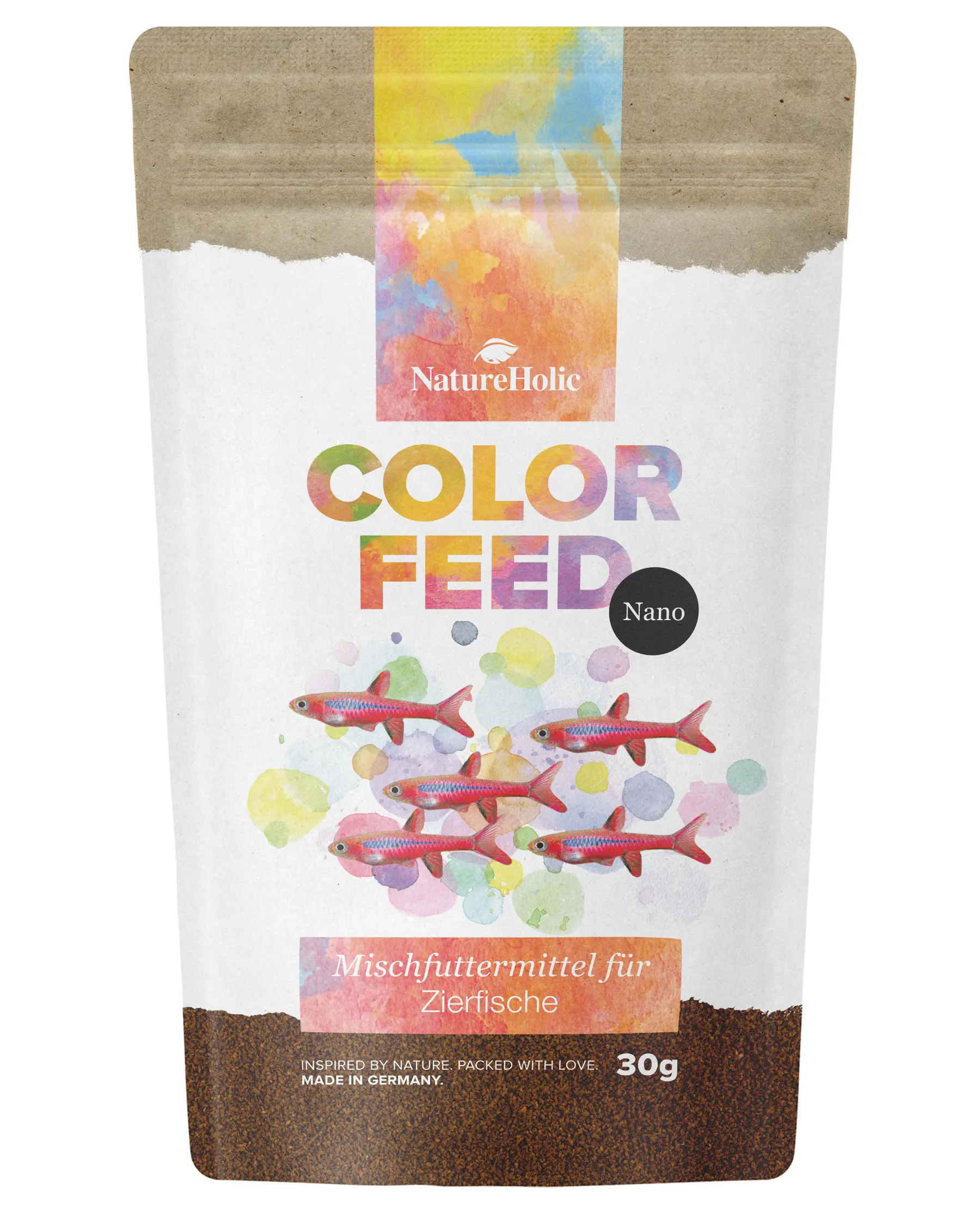NatureHolic Color Feed Nano Mischfutter für Zierfische