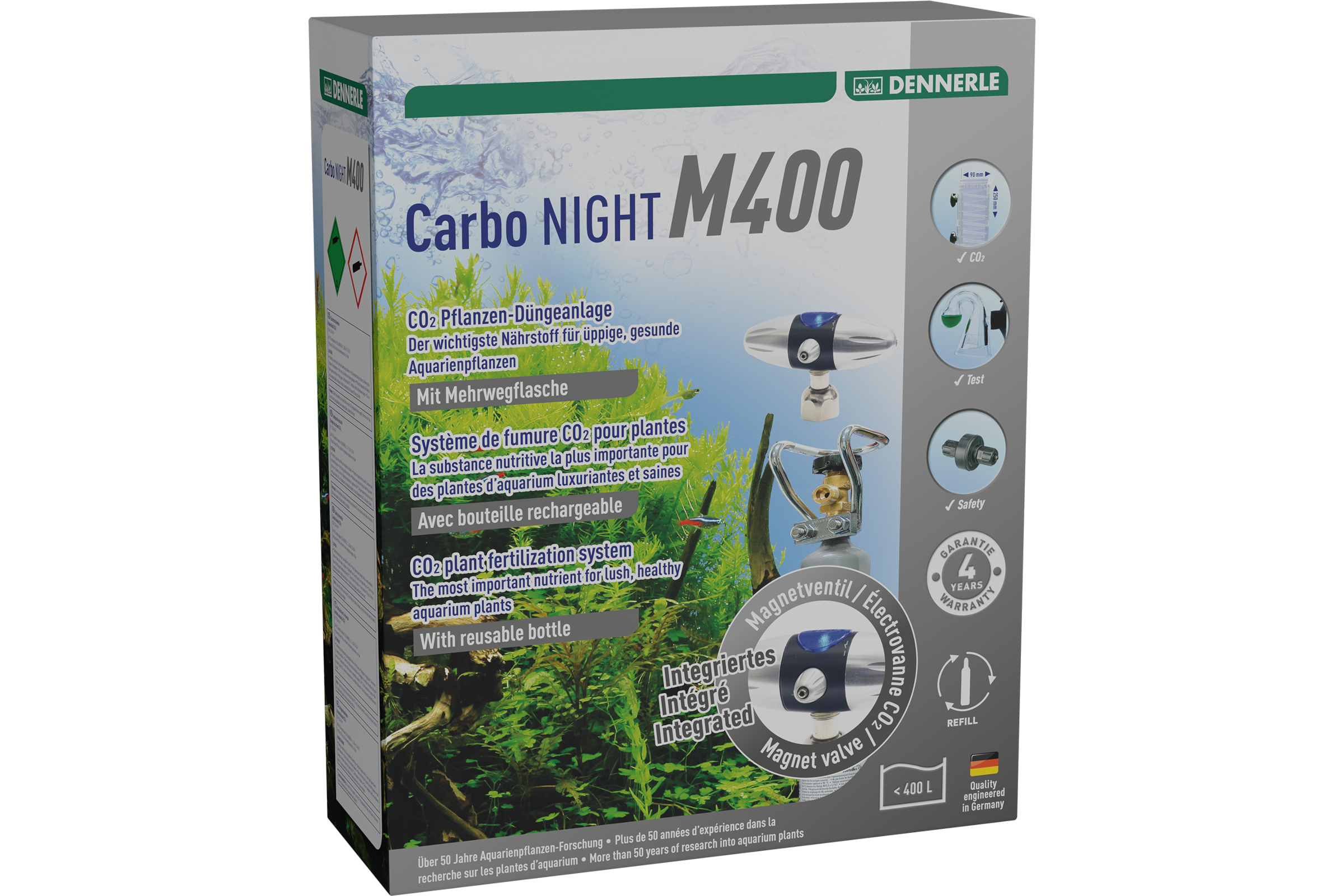 Dennerle CO² -Set Mehrweg 300 Space / Carbo NIGHT M400 (Auslaufartikel)