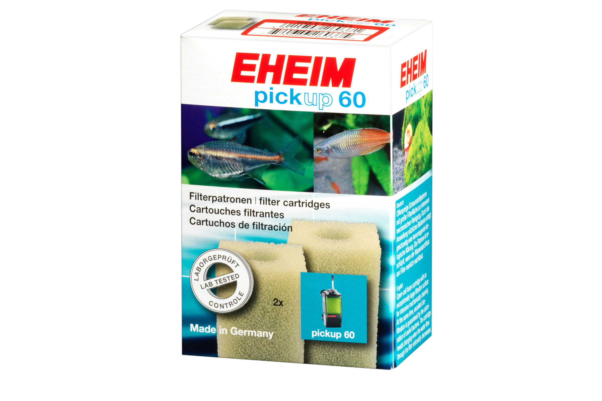 Eheim Filterpatrone 2 Stück für pick up 60 (2008)