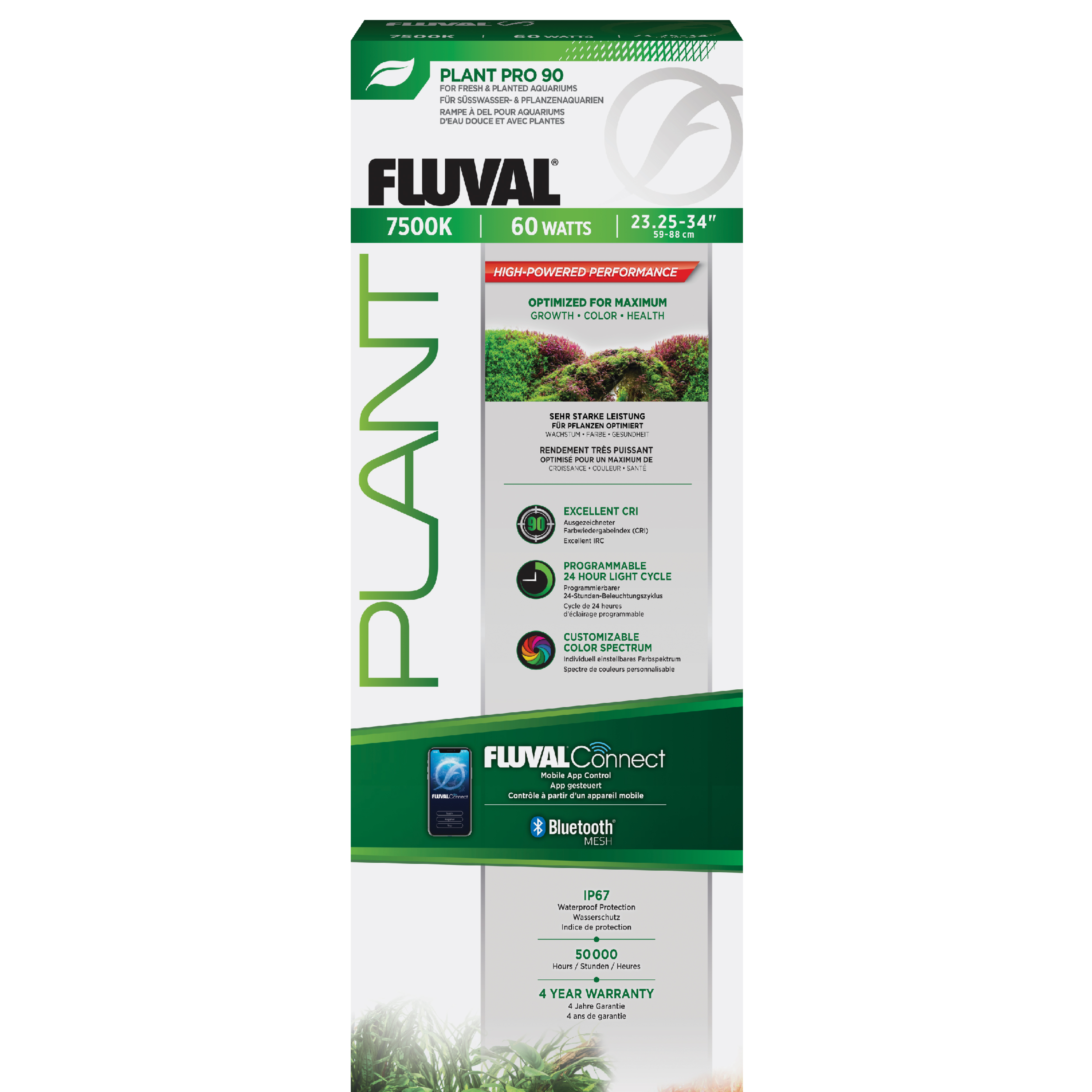 Fluval Plant Pro 4.0 LED, 60W, 58,9-87,5 cm