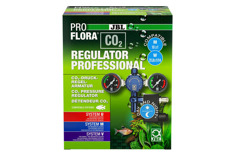 JBL ProFlora CO2 Regulator Professional, CO²-Druckminderer+Nachtabschaltung