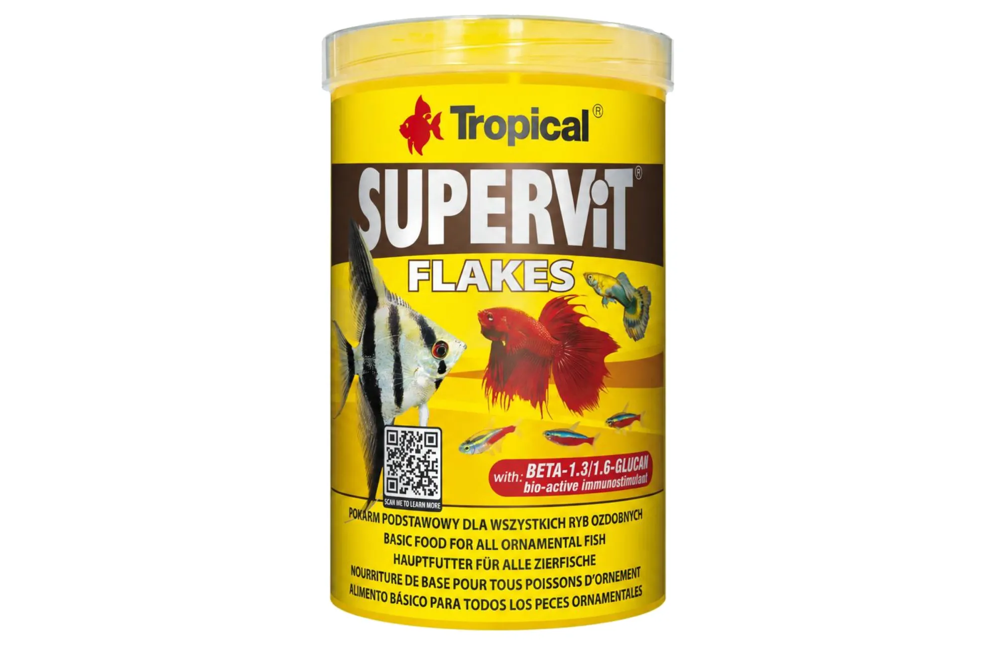 Tropical SUPERVIT Flakes 5 Liter – KI-generierte Abbildung aus Produktreferenz