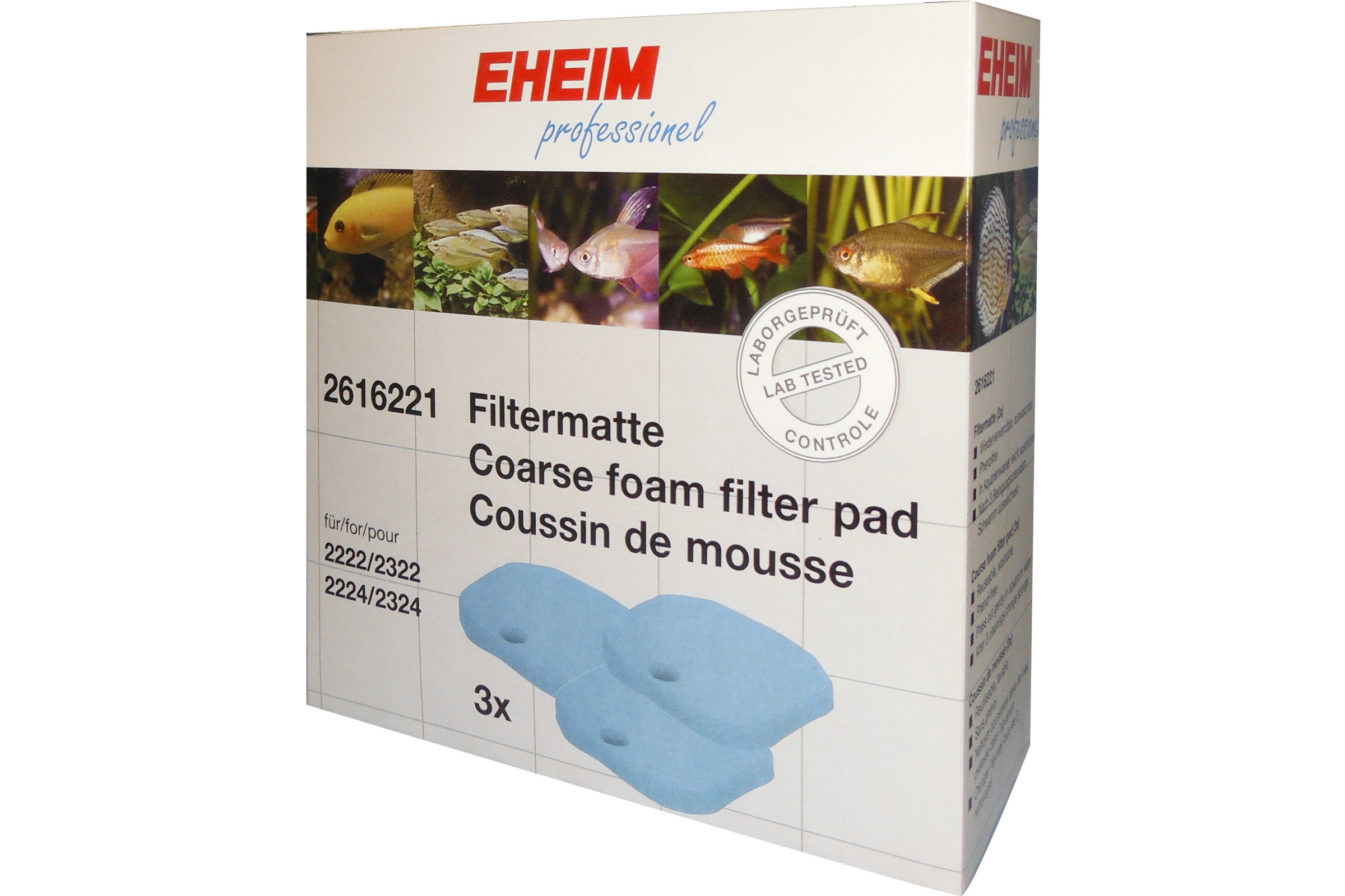 Eheim Filtermatten für eXperience und Prof. 1, 3 Stück