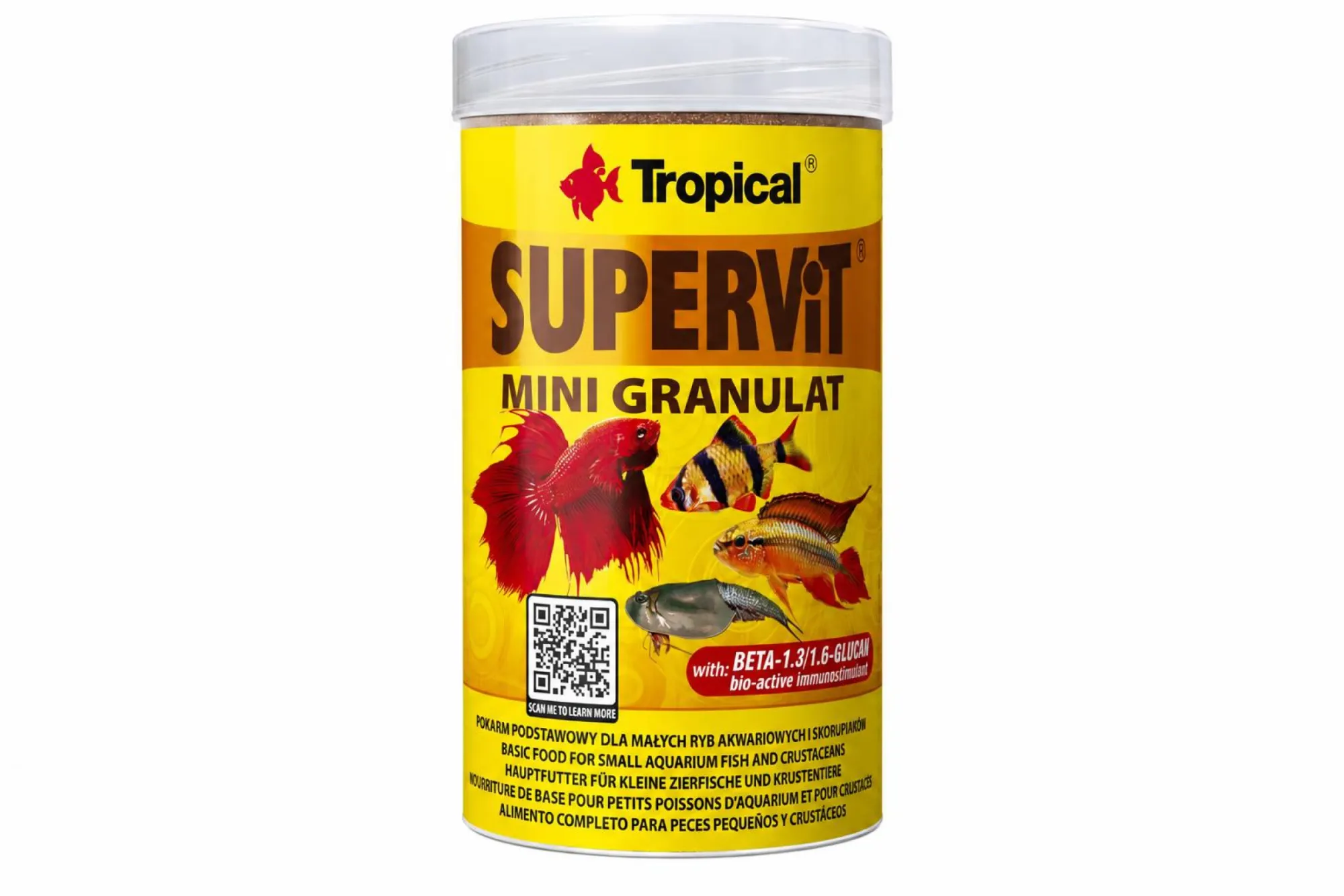 Tropical Supervit Mini Granulat 250 ml – KI-generierte Abbildung aus Produktreferenz