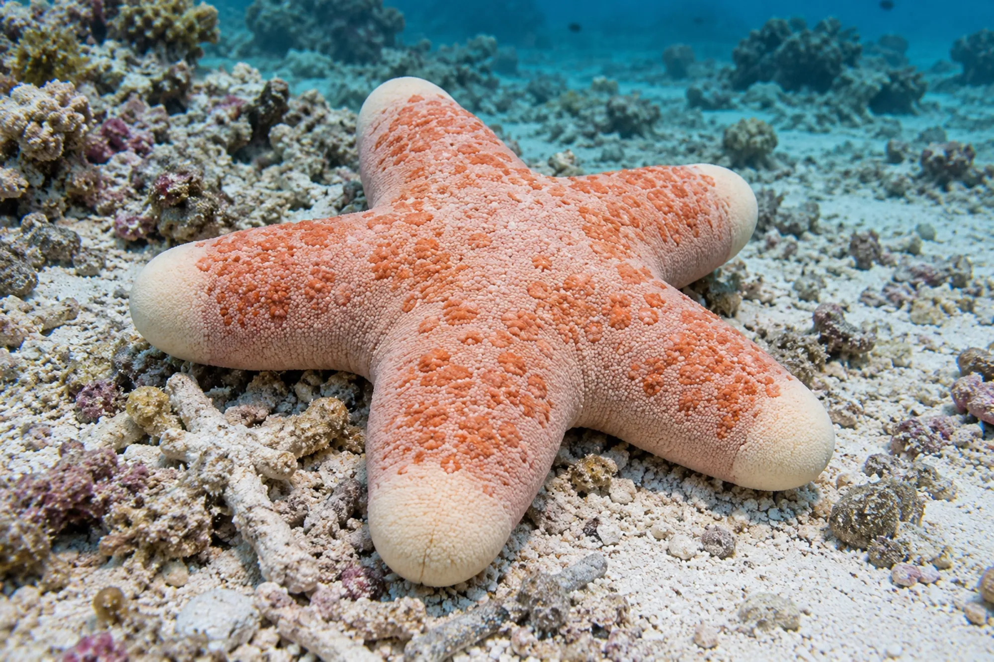 Granulierter Walzenseestern, Choriaster granulatus