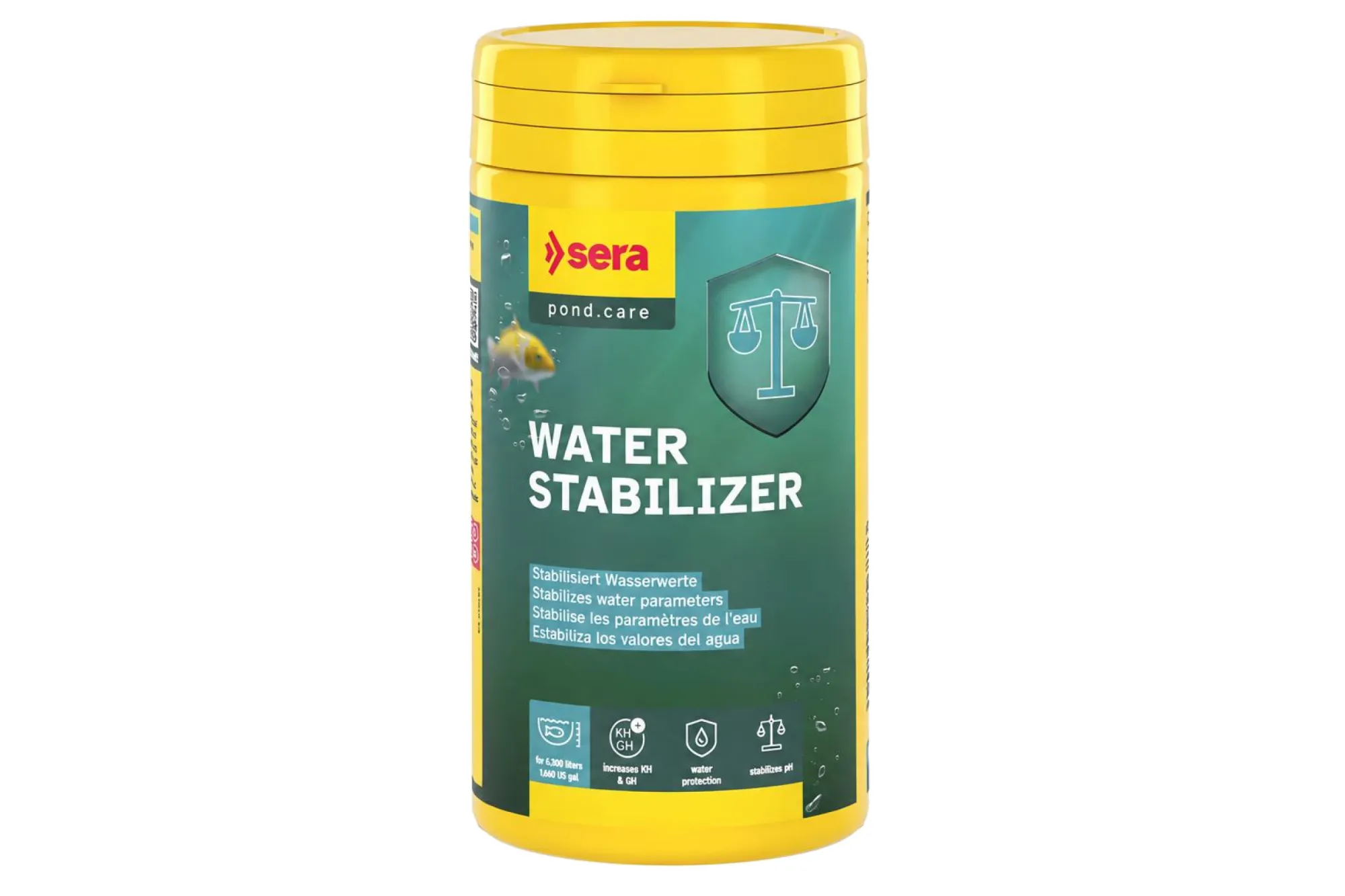 sera Pond Water Stabilizer 250 ml (290 g) – KI-generierte Abbildung aus Produktreferenz