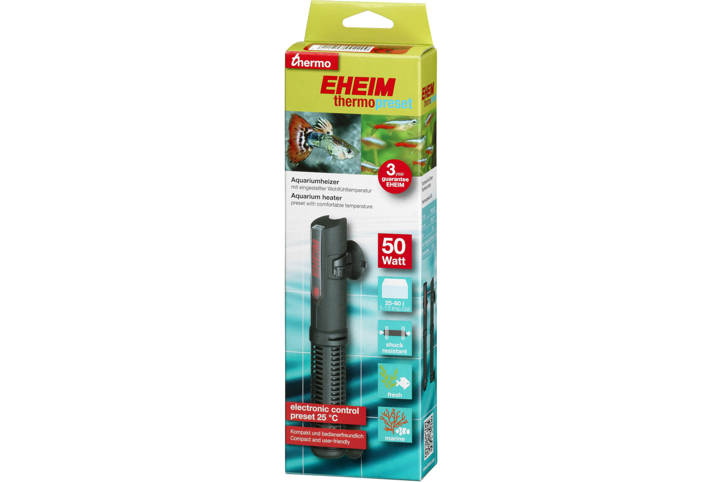 EHEIM thermopreset Konstantheizer – 50-200 Watt