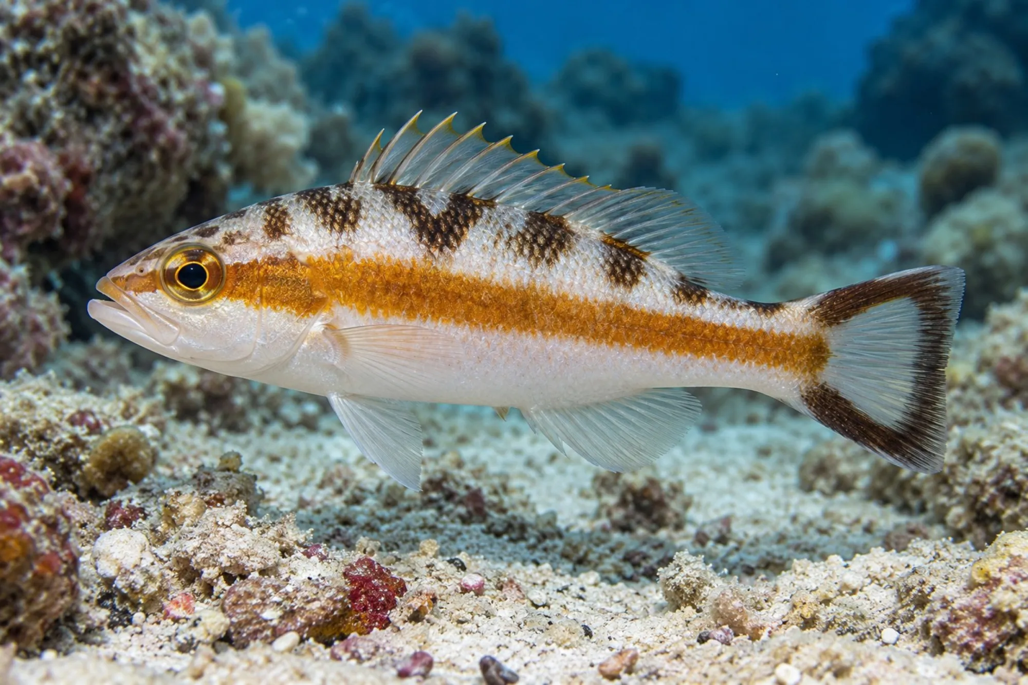Tabak Sägebarsch, Serranus tabacarius