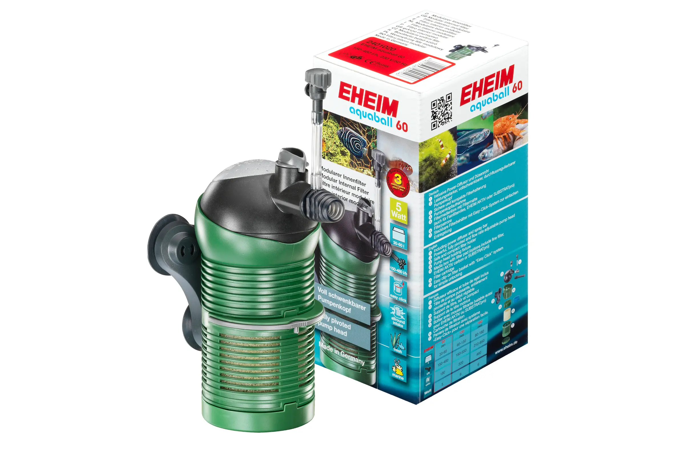 Eheim aquaball 60, Innenfilter