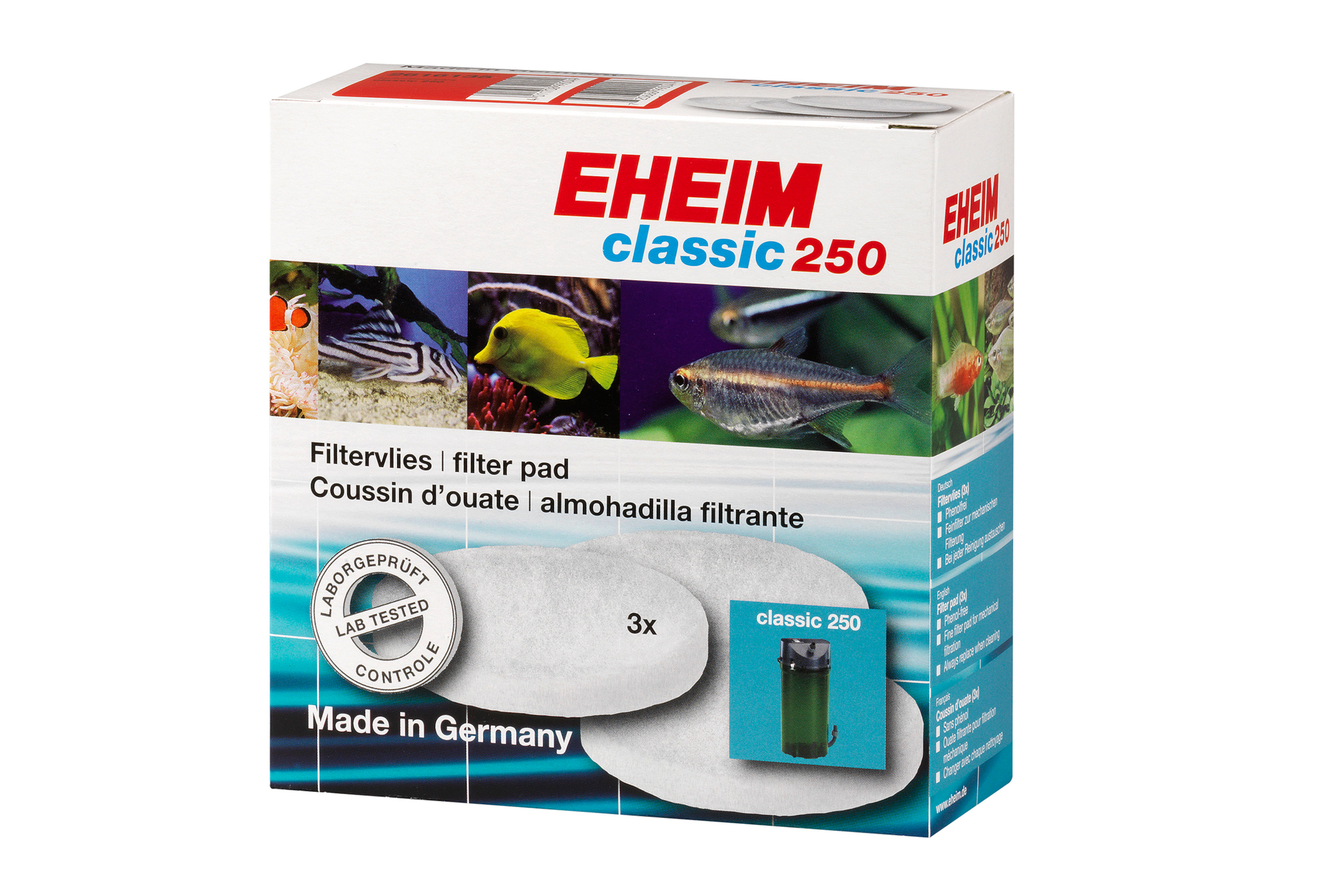 Eheim Filtervliese für Classic 250 (2213), 3 Stück
