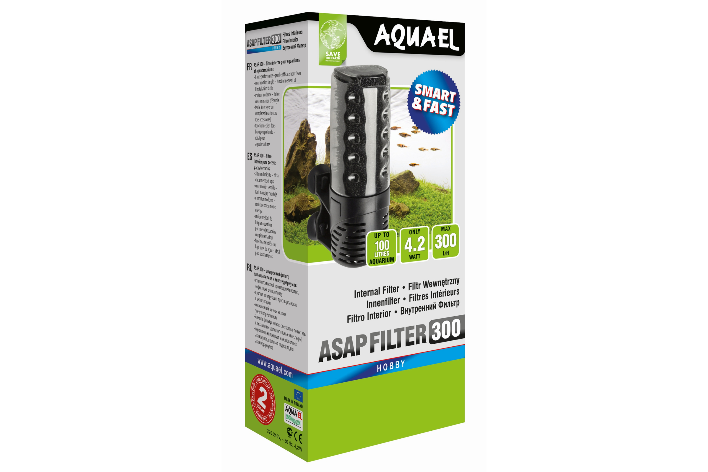 Aquael Innenfilter ASAP 300