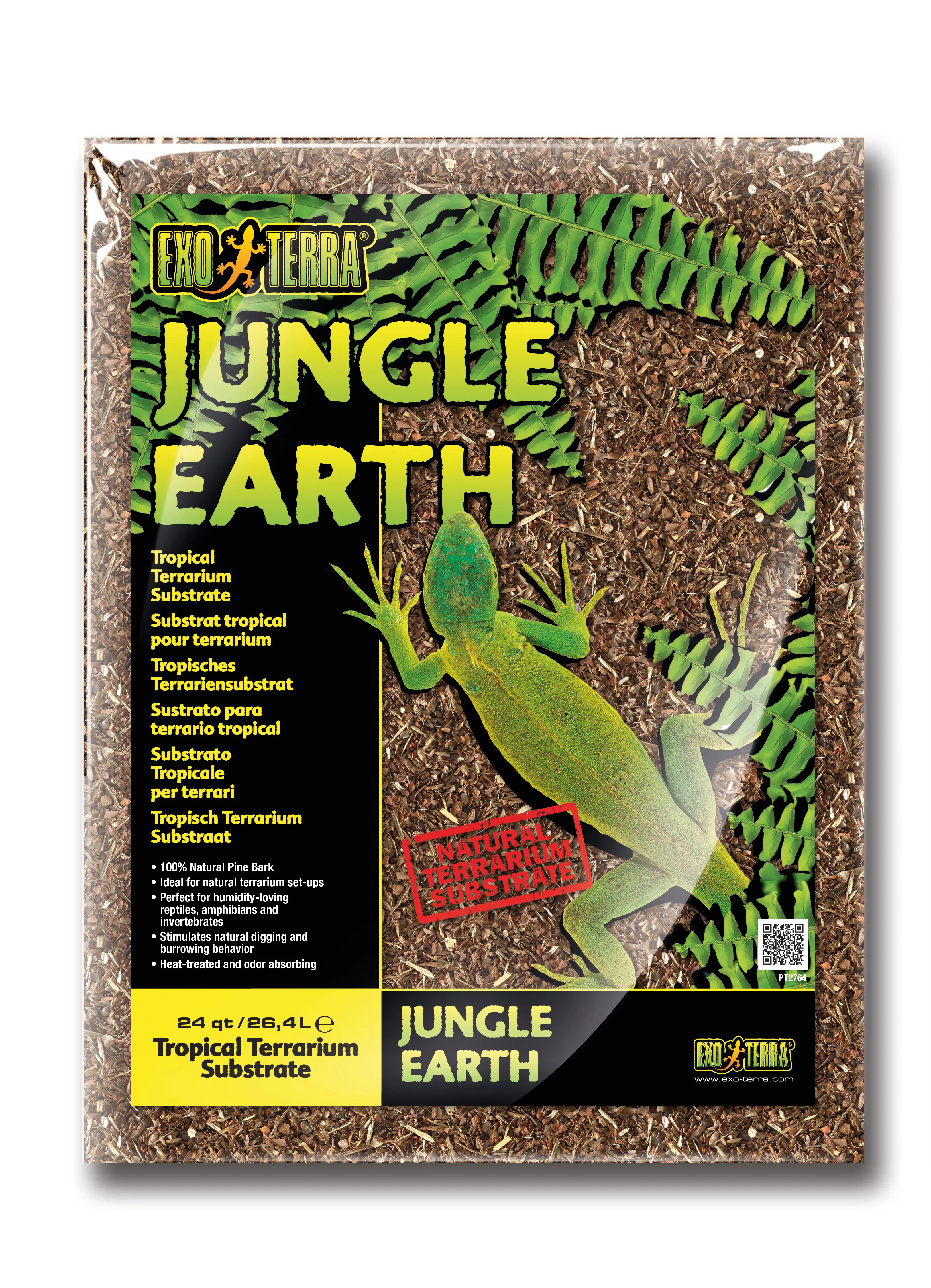 Exo Terra Tropical Terrarium-Substrate Jungle Earth, 26,4l