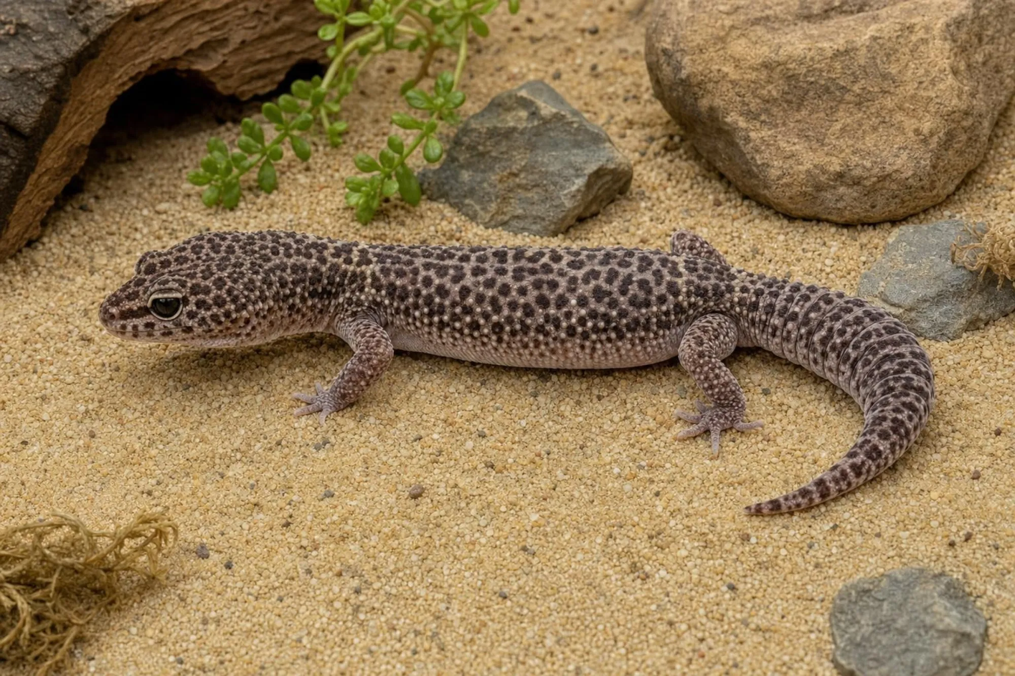 Westindischer Leopardgecko, Eublepharis fuscus