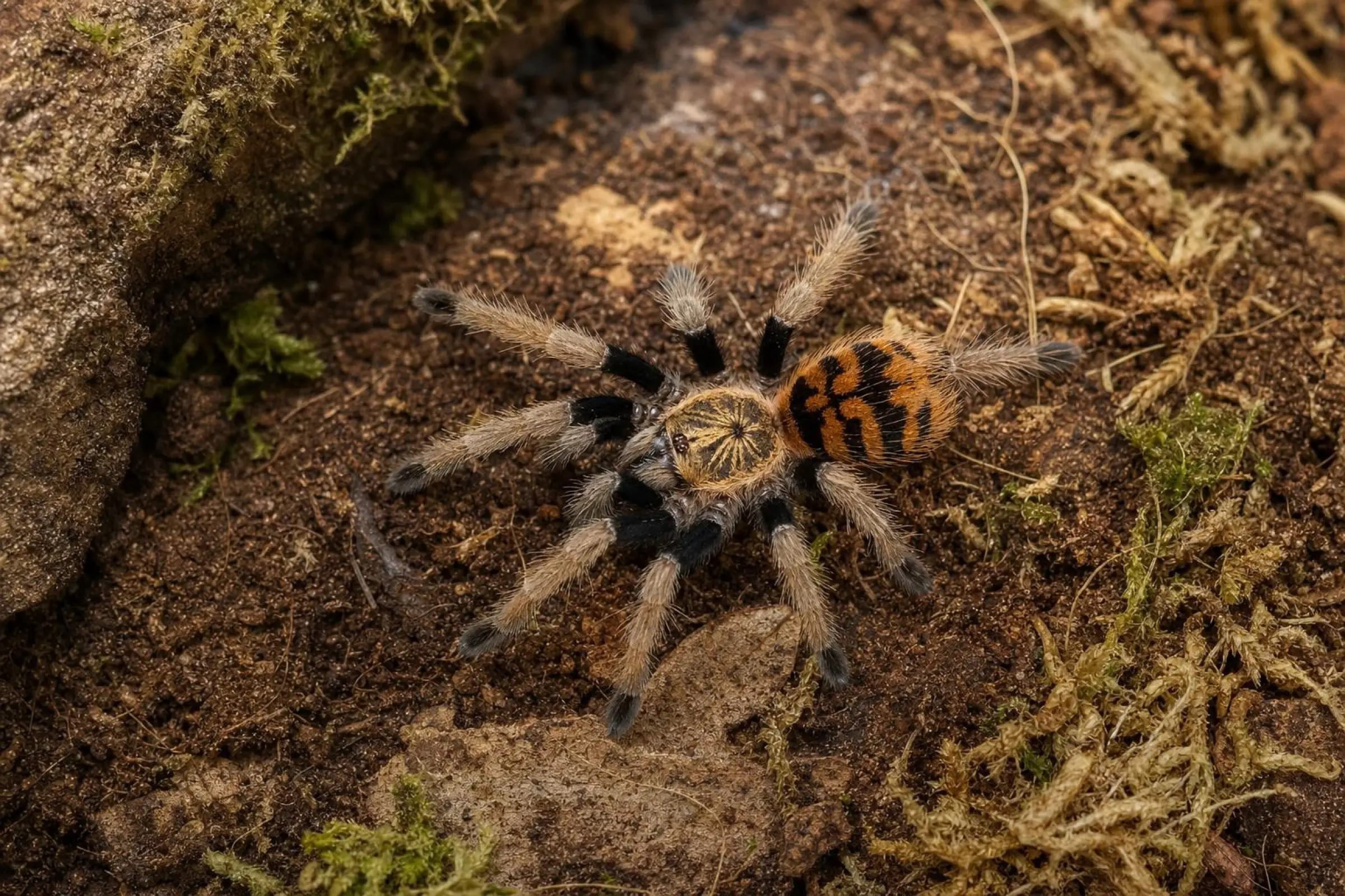 Cyanblaue Venezuela-Vogelspinne aus EU-Nachzucht, Chromatopelma cyaneopubescens