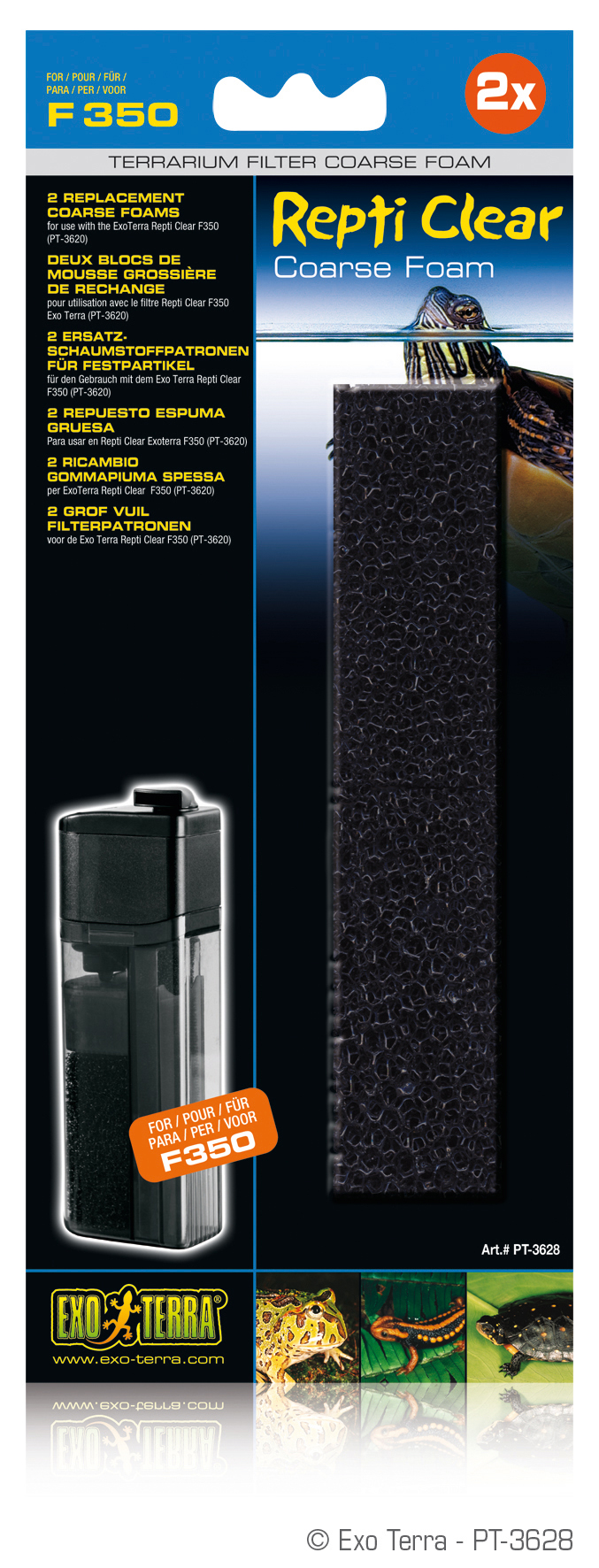 Exo Terra Repti Clear F350 Ersatz Schaumstoff