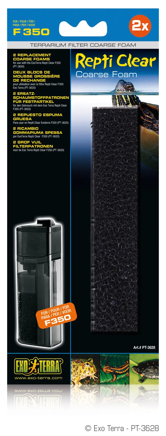 Exo Terra Repti Clear F350 Ersatz Schaumstoff