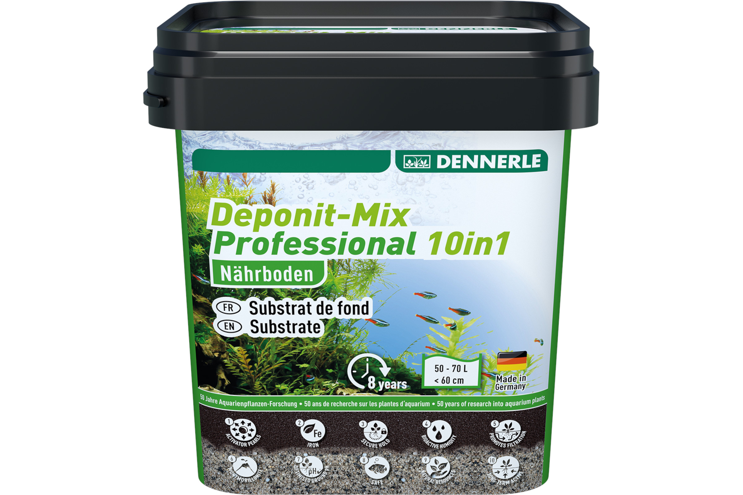 Deponit Dennerle DeponitMix Prof. 10in1 Nährboden Aquarium
