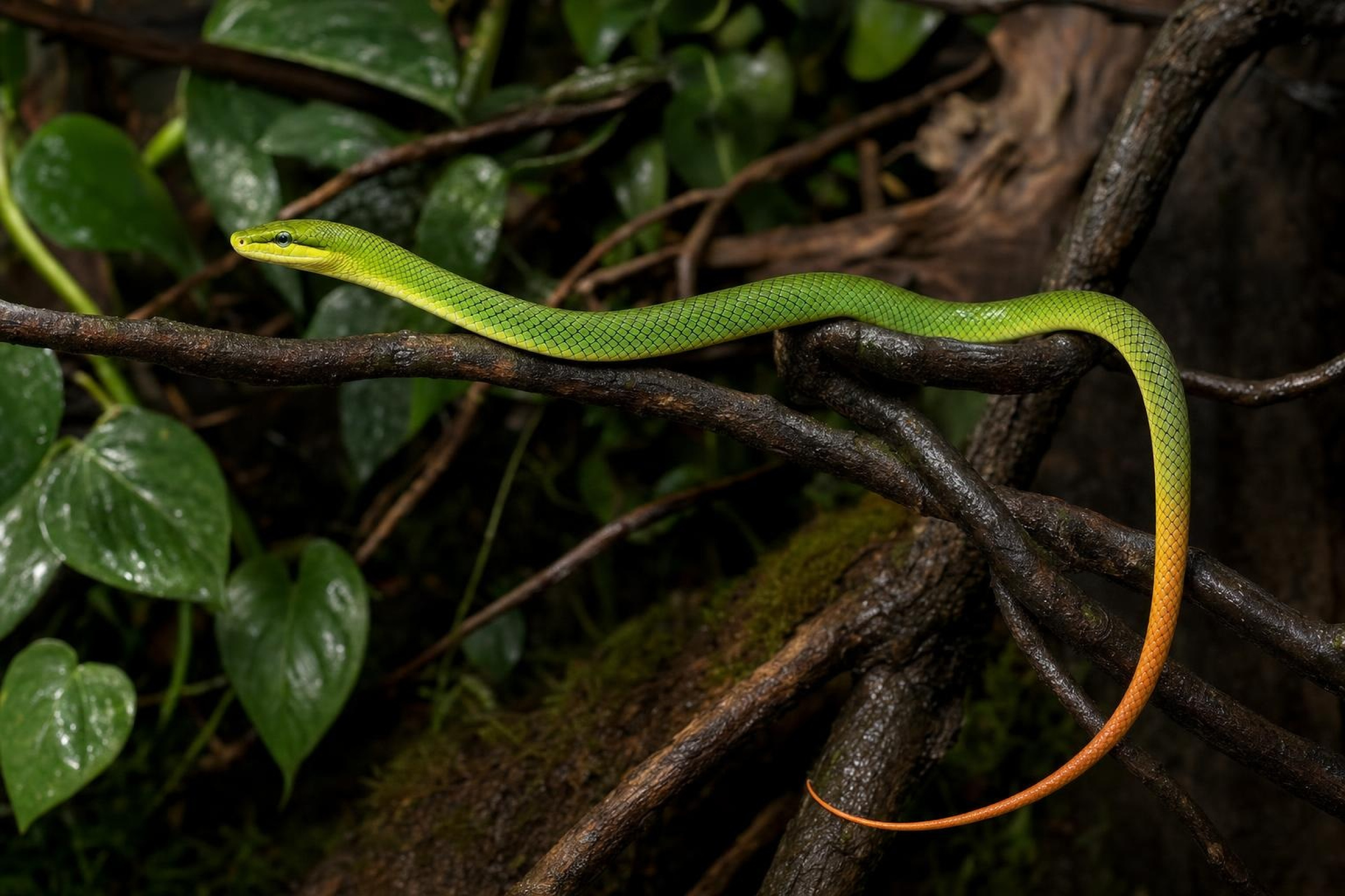 Spitzkopfnatter, Gonyosoma oxycephala