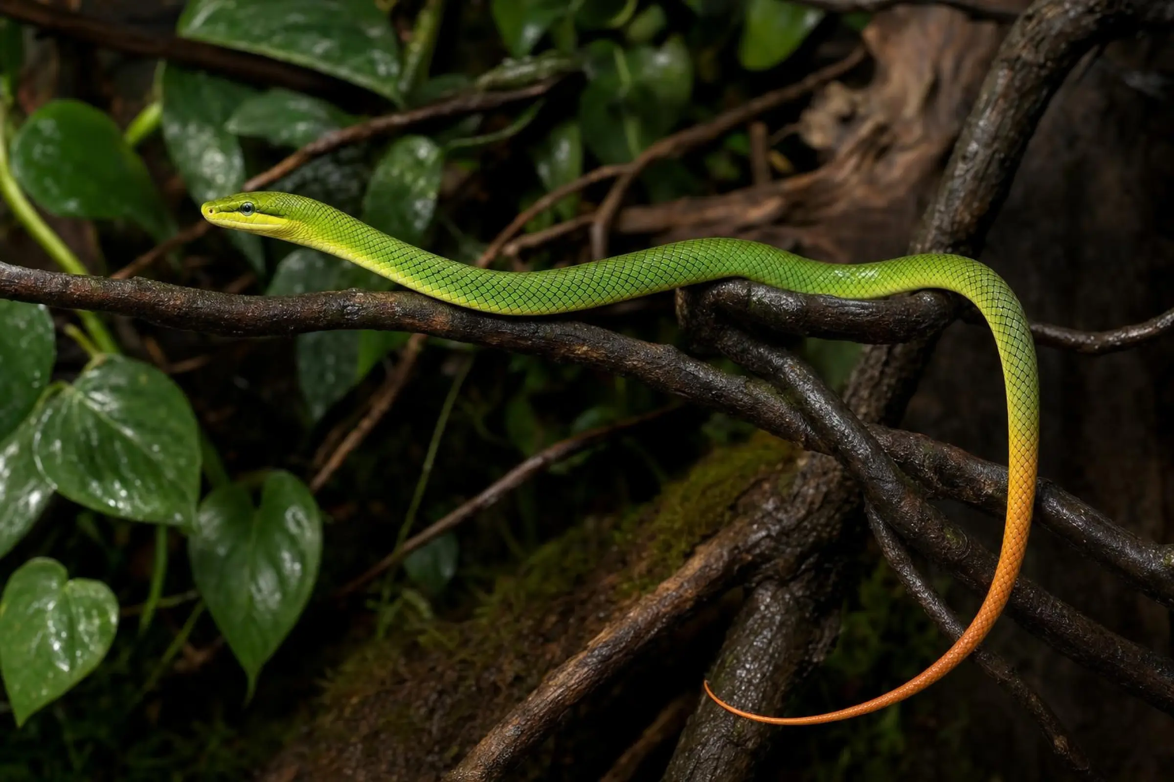Spitzkopfnatter, Gonyosoma oxycephala