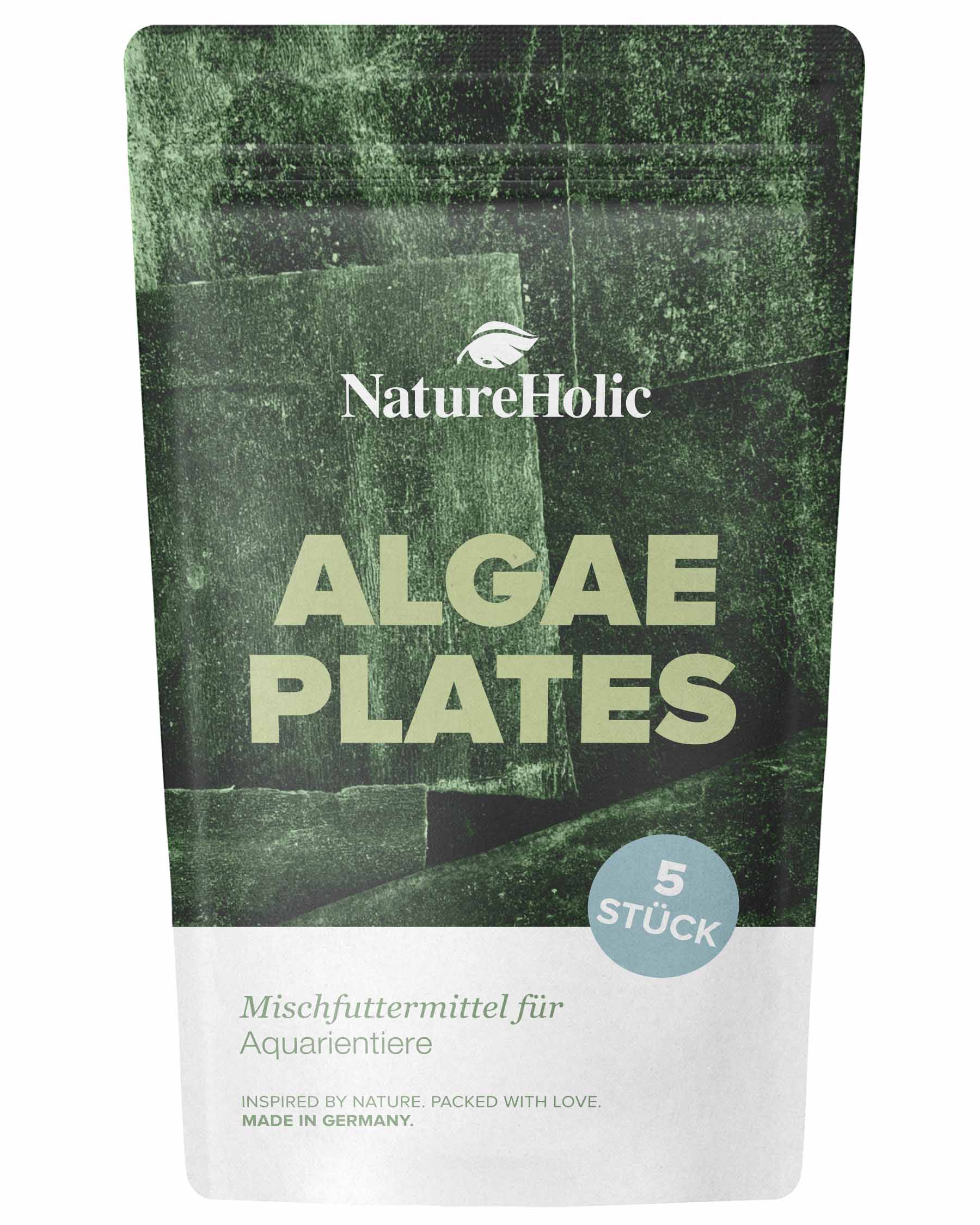 Verpackung: NatureHolic Algae Plates Algenfutter, 5 Stück