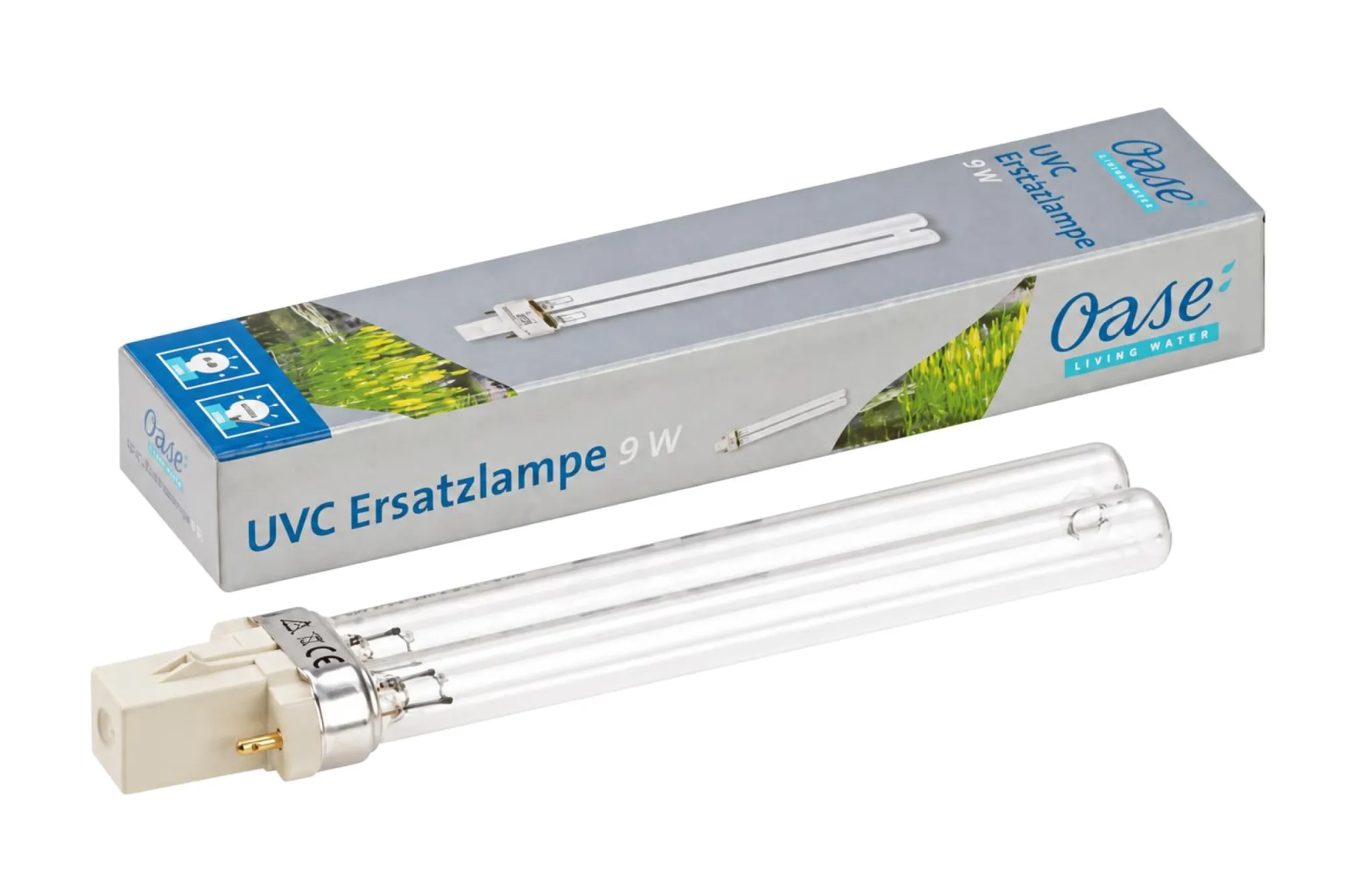 Oase Ersatzlampe UVC 9 W – KI-generierte Abbildung aus Produktreferenz