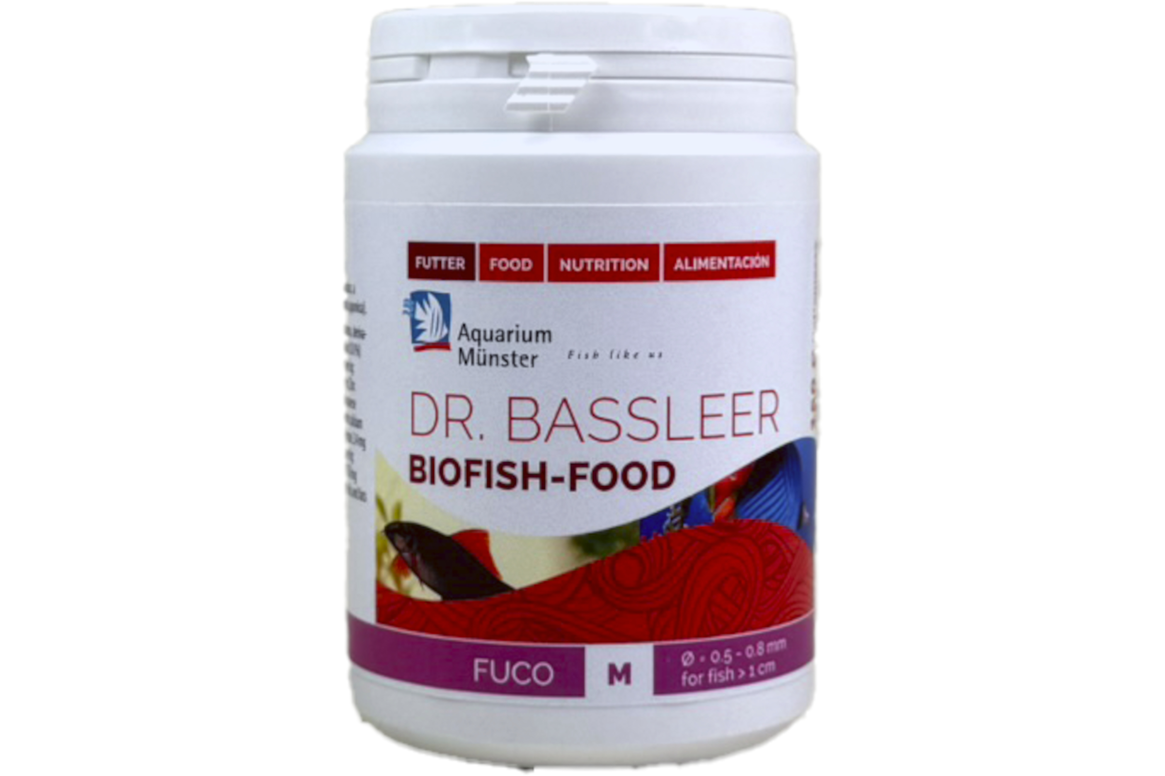 Dose Dr. Bassleer Biofish-Food Fuco M für Zierfische