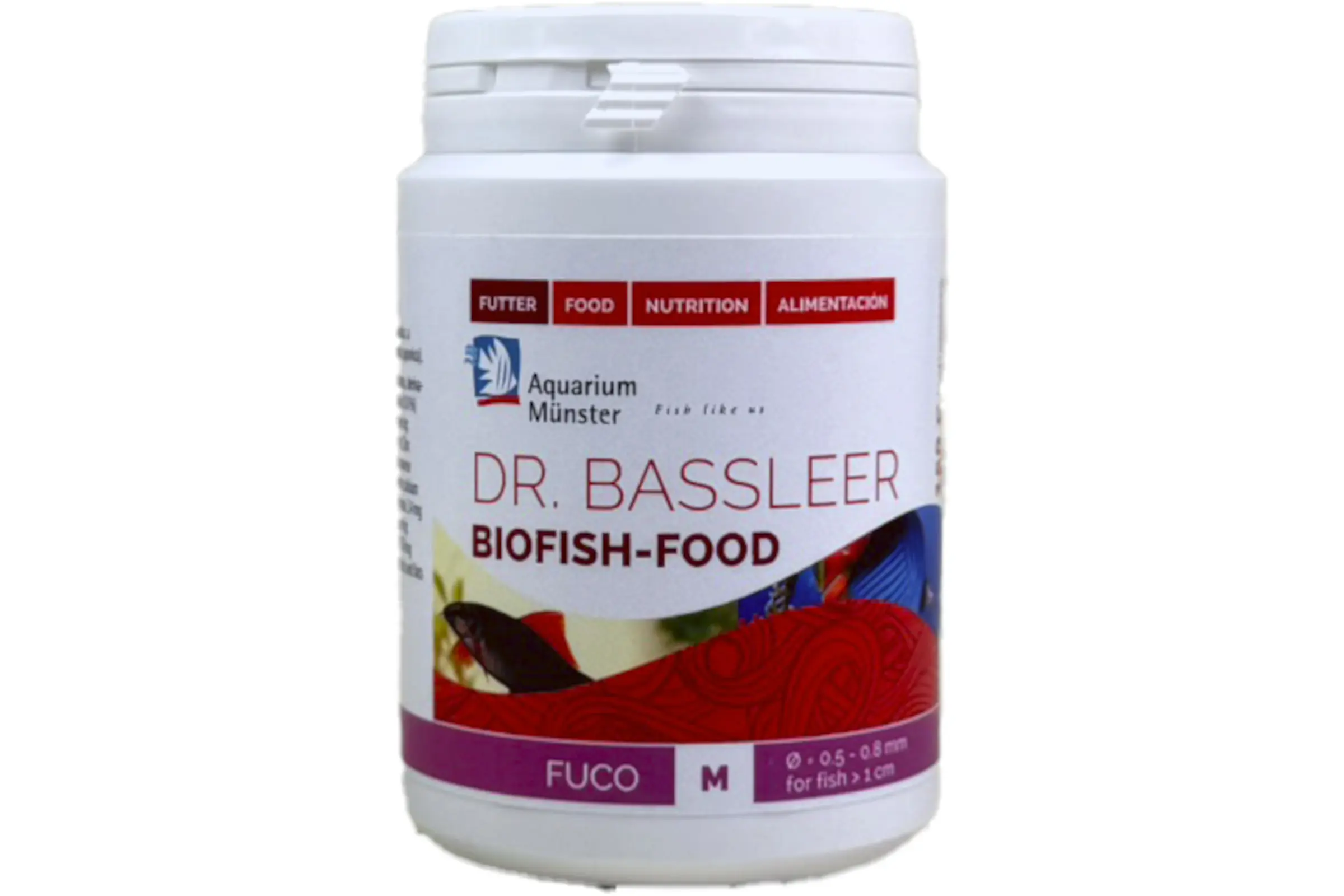 Dose Dr. Bassleer Biofish-Food Fuco M für Zierfische