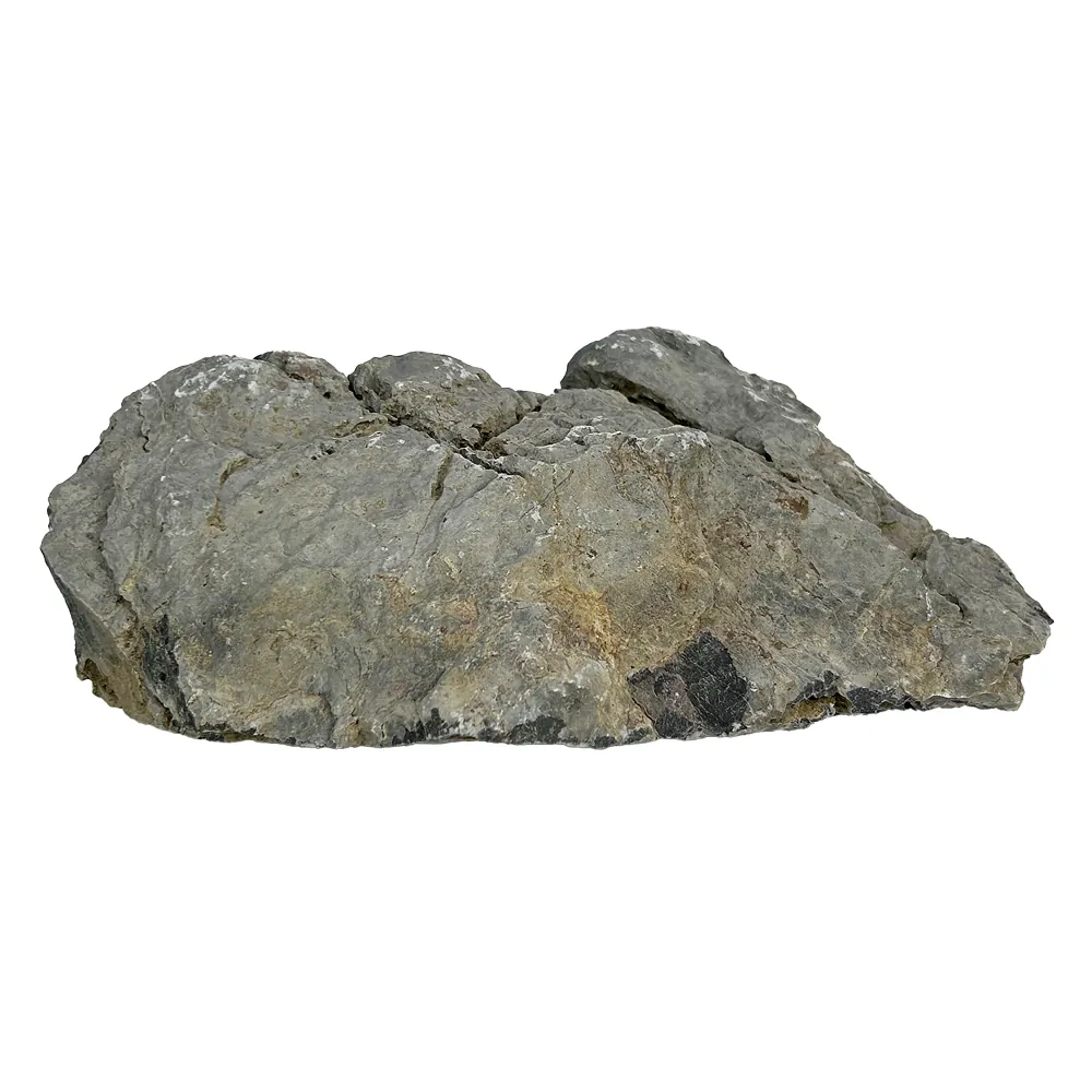 Flacher, zerklüfteter Hobby Thunder Stone 2 Naturstein (2,5–3,5 kg) mit bruchrauen Kanten und flächigen Strukturen, ideal zum Stapeln für Aquascaping und Terrarien als Rückzugs- und Versteckplatz