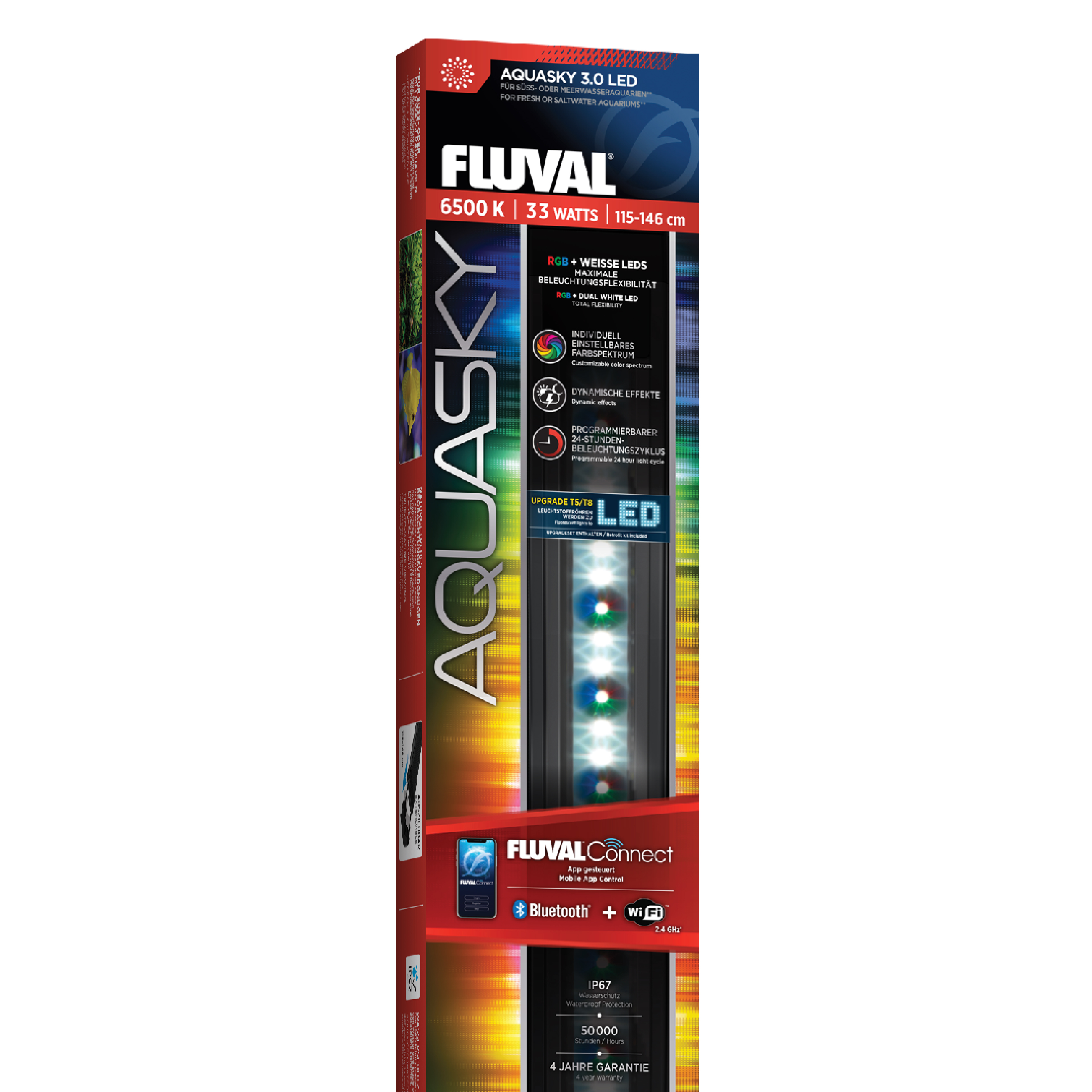 Fluval AquaSky LED 3.0, 33W, 115-146,4cm
