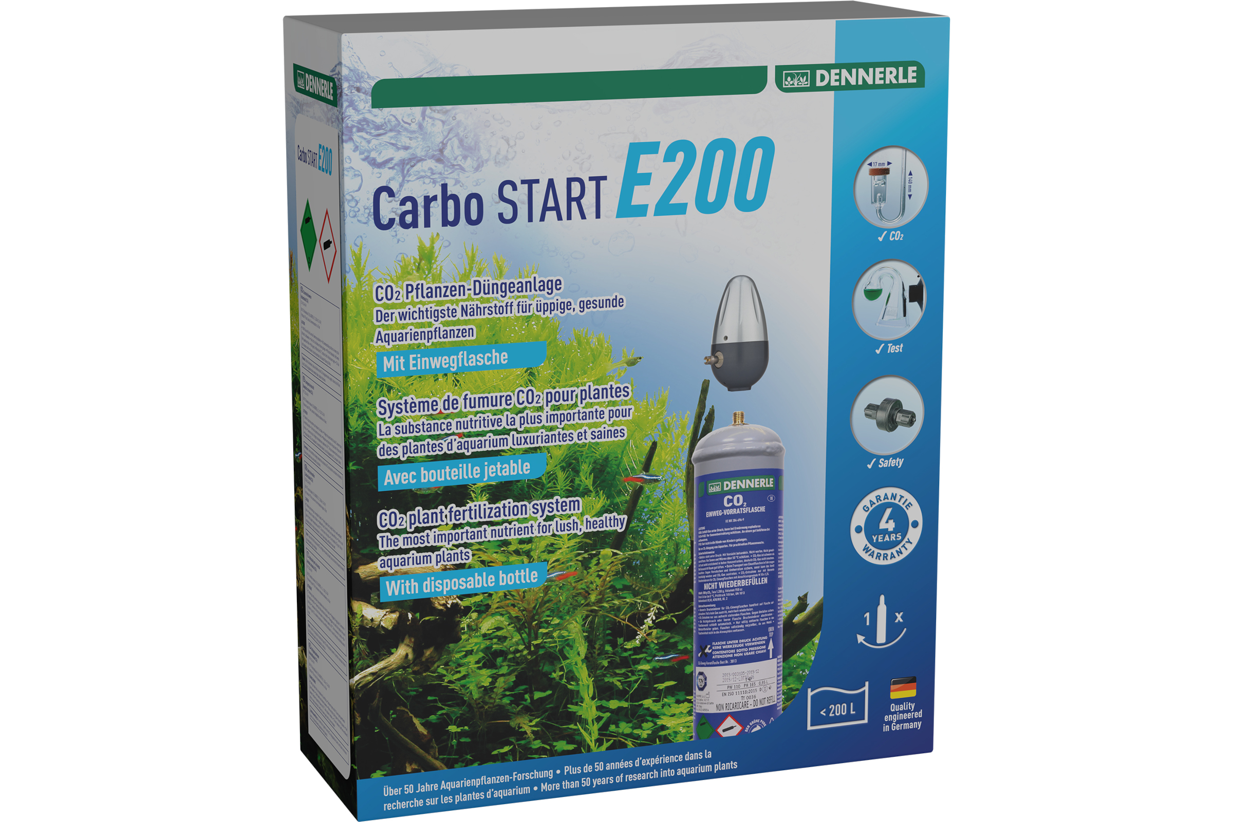 Dennerle CO² Anlage Carbo START E200 (Auslaufartikel)