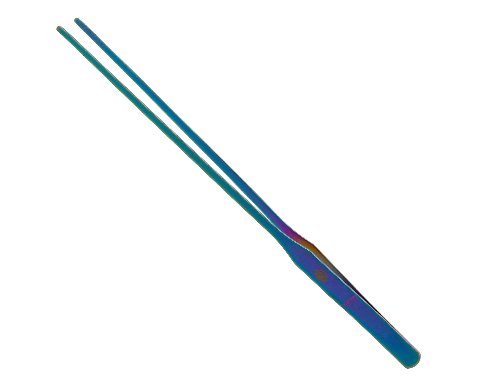 Irisierte Präzisionspinzette mit feiner Spitze