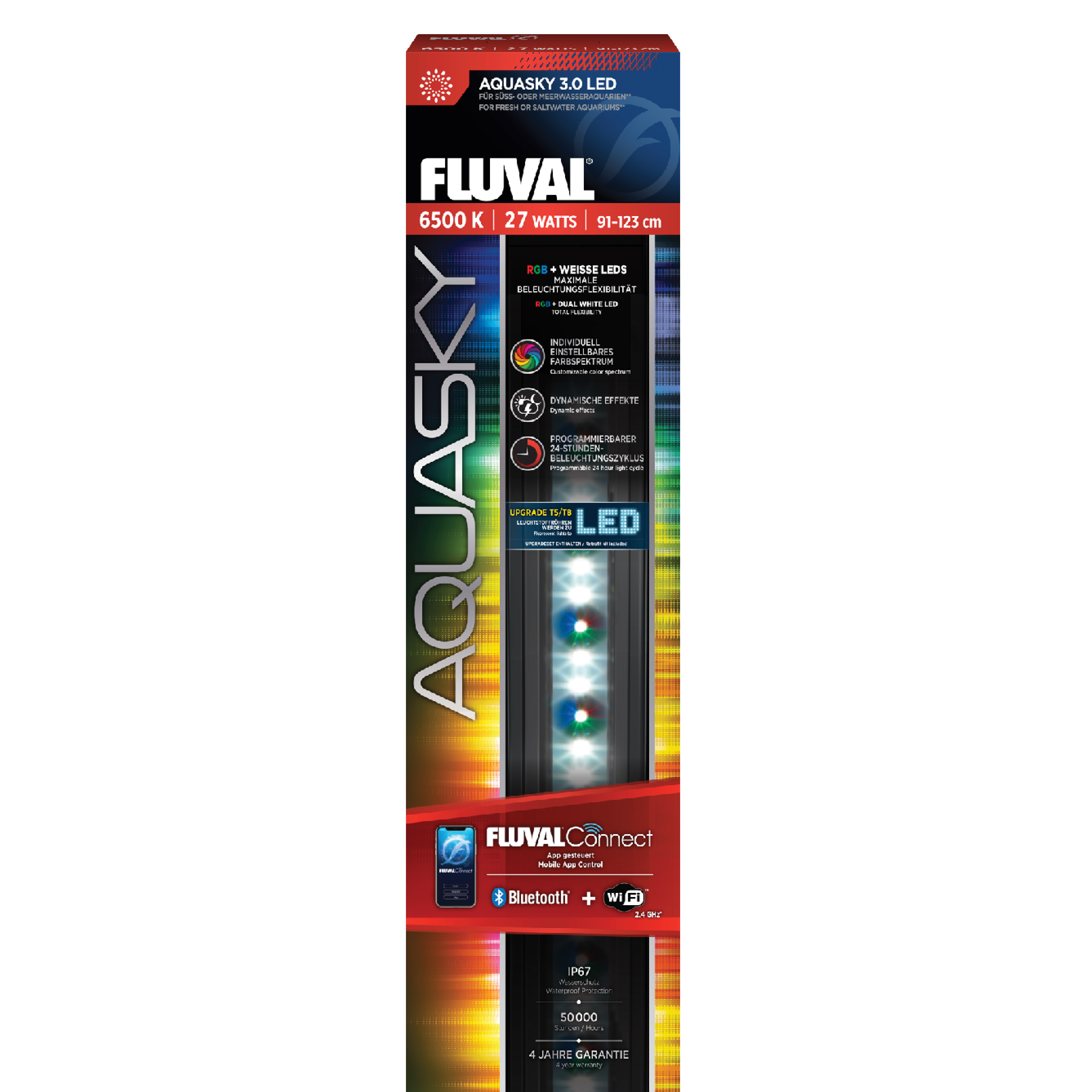 Fluval AquaSky LED 3.0 27W, 91,4-122,8cm