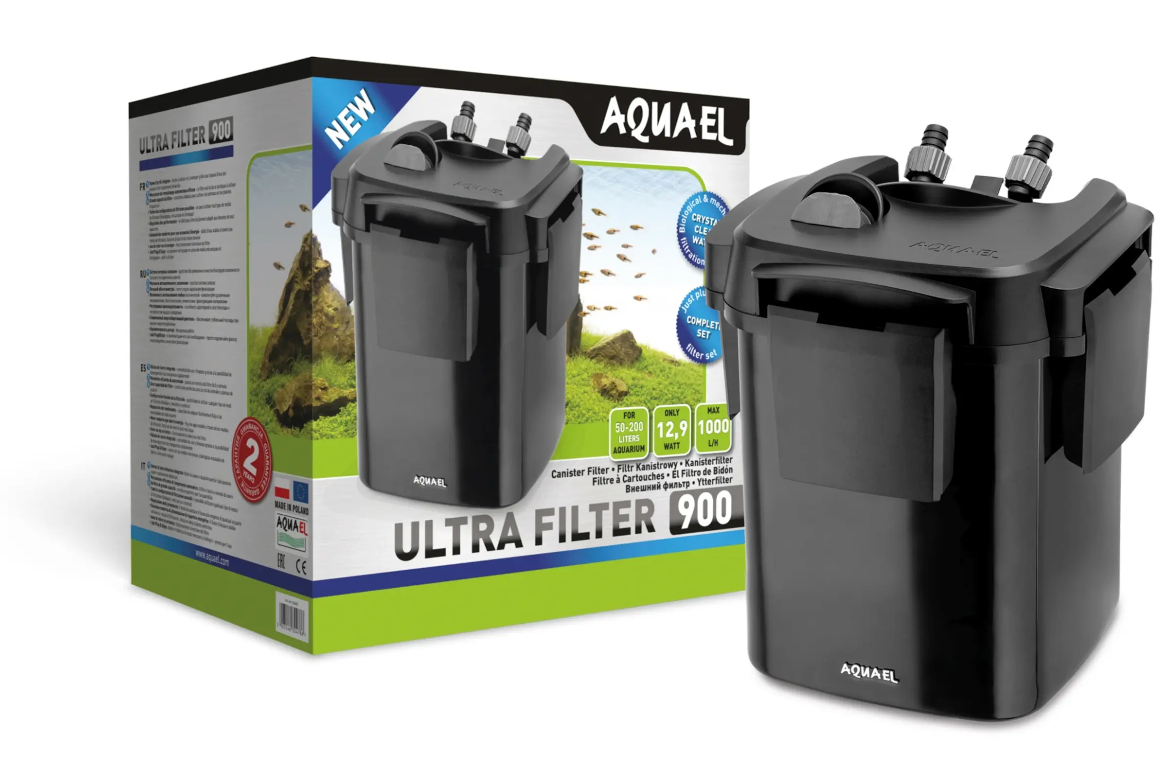 Aquael Ultra Filter 900, Kanister-Außenfilter