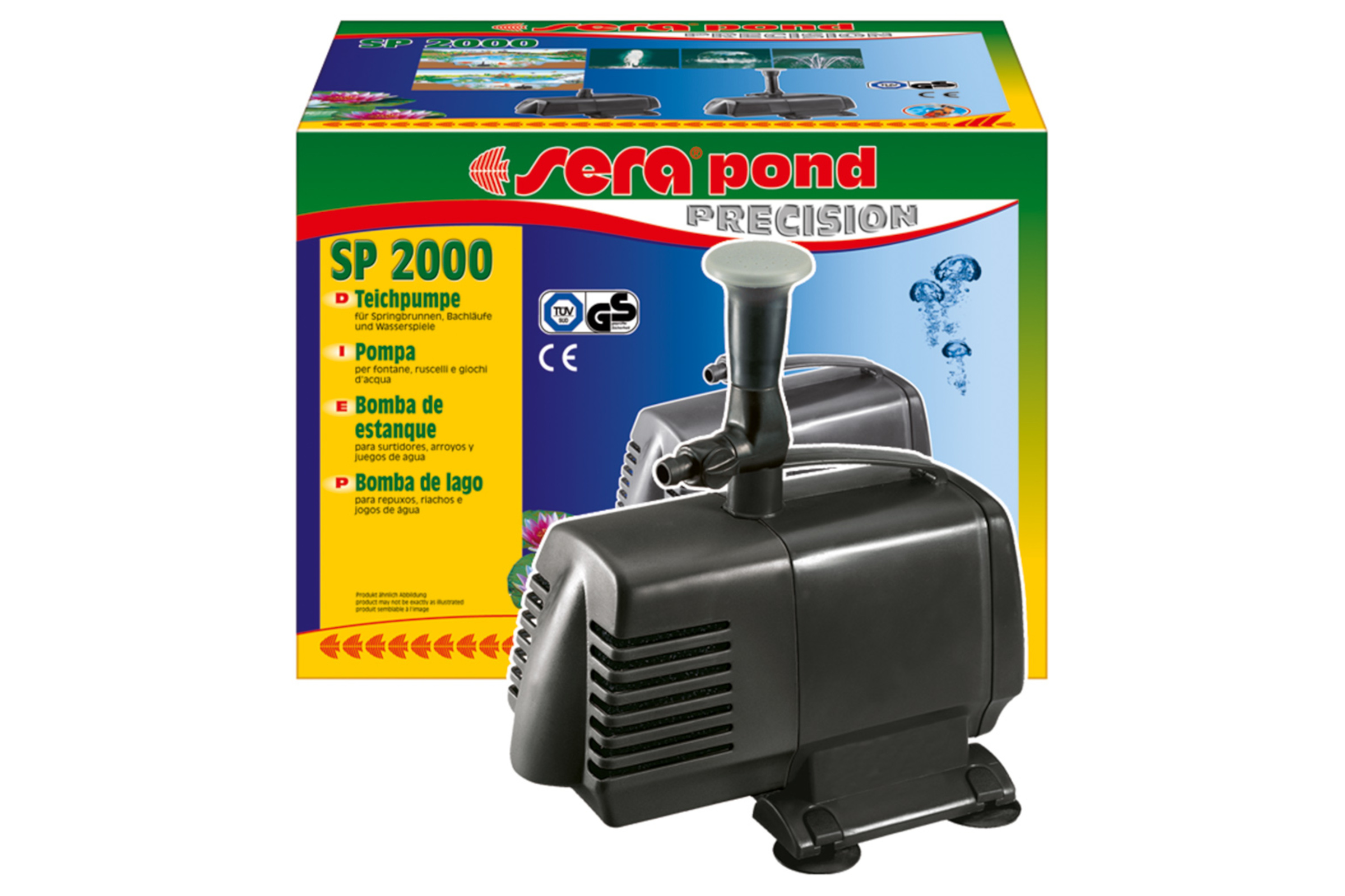 Sera pond Teichpumpe SP 2000, Förderpumpe