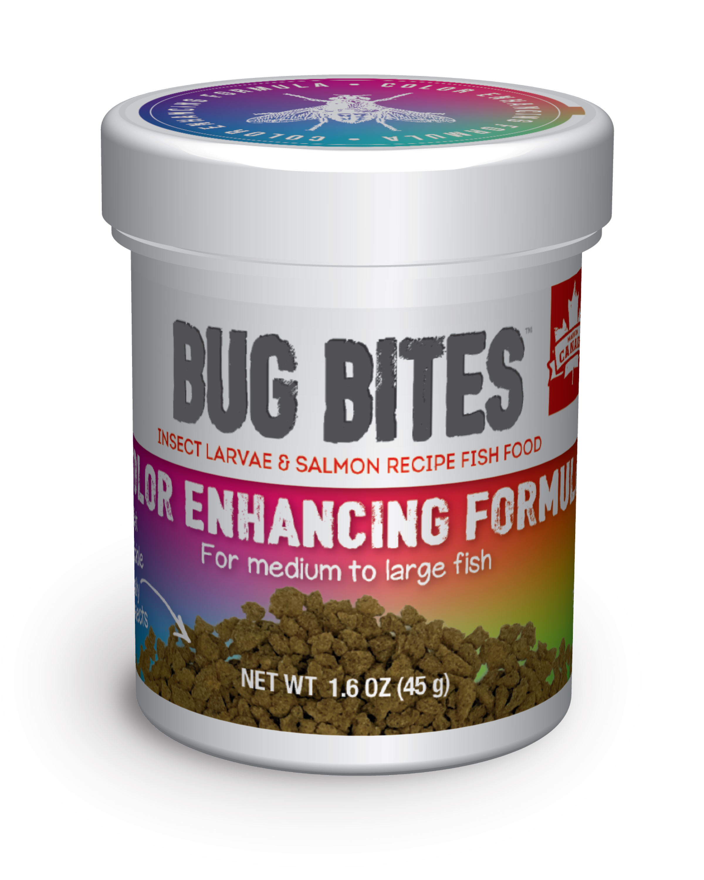 Fluval Bug Bites farbverst. Futter M-L 45g