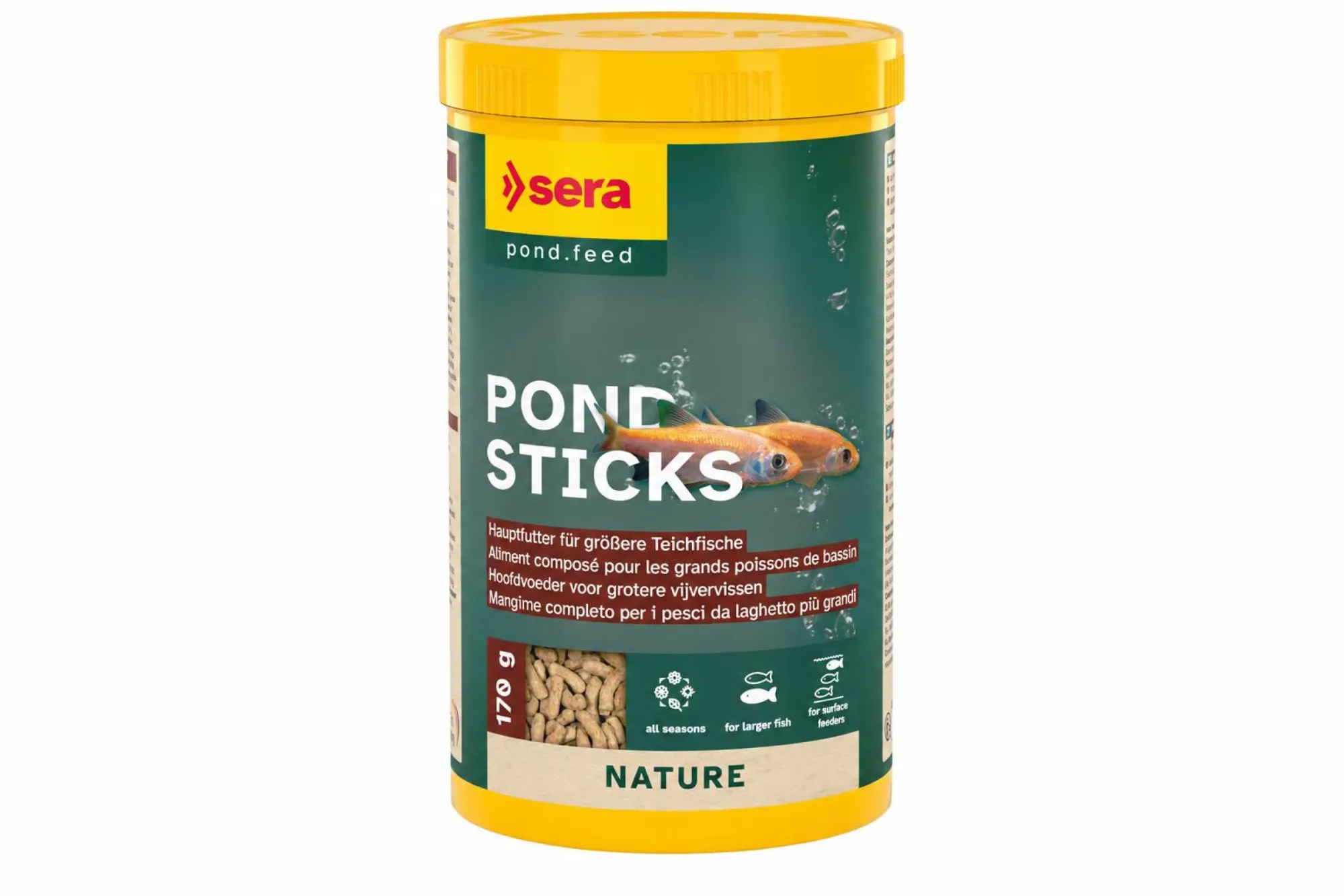 sera Pond Sticks nature 1000 ml – KI-generierte Abbildung aus Produktreferenz