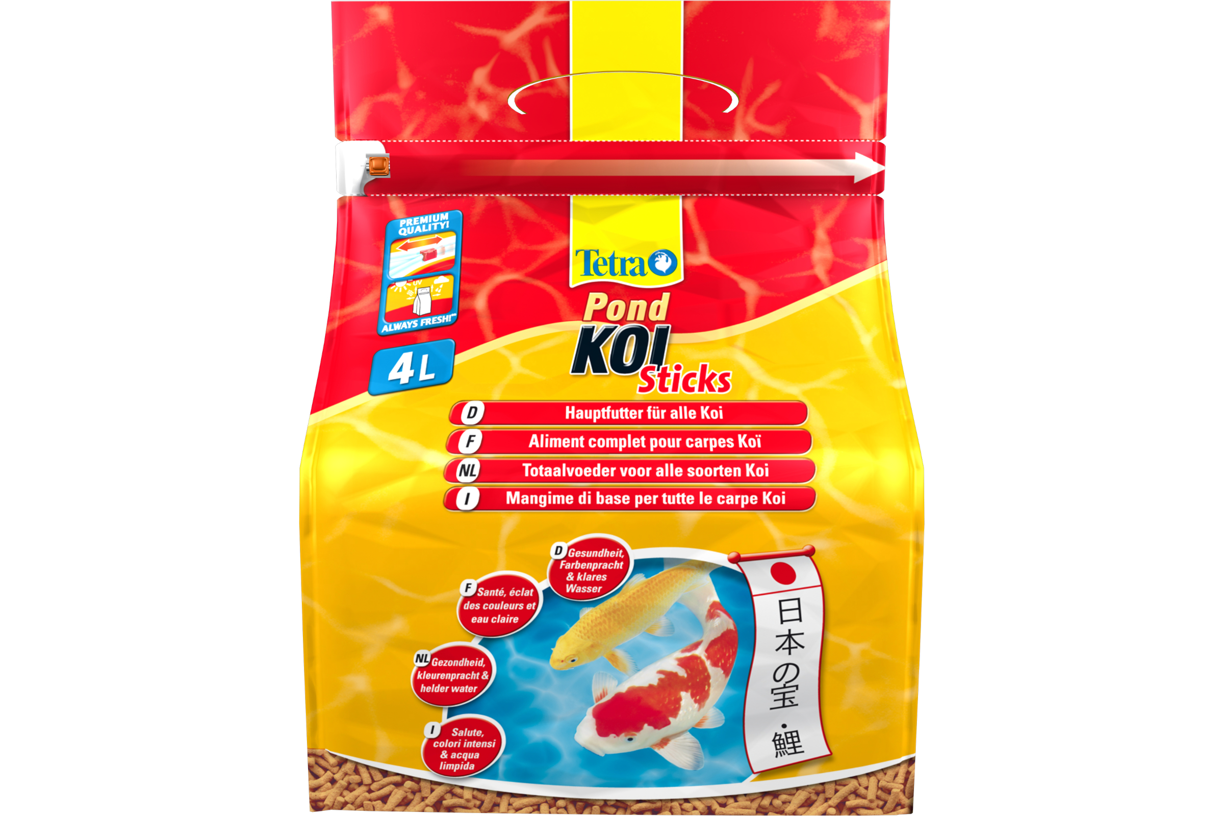 Tetra Pond Koi Sticks, Teichsticks, 4 Liter