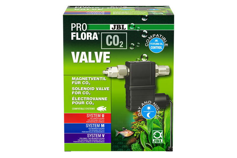 JBL ProFlora CO2 Valve, Nachtabschaltung, Magnetventil 12 V