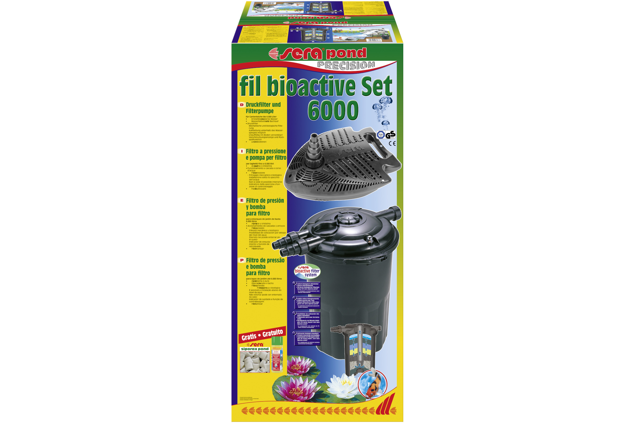 Sera fil bioactive set 6000, Teichfilter-Set