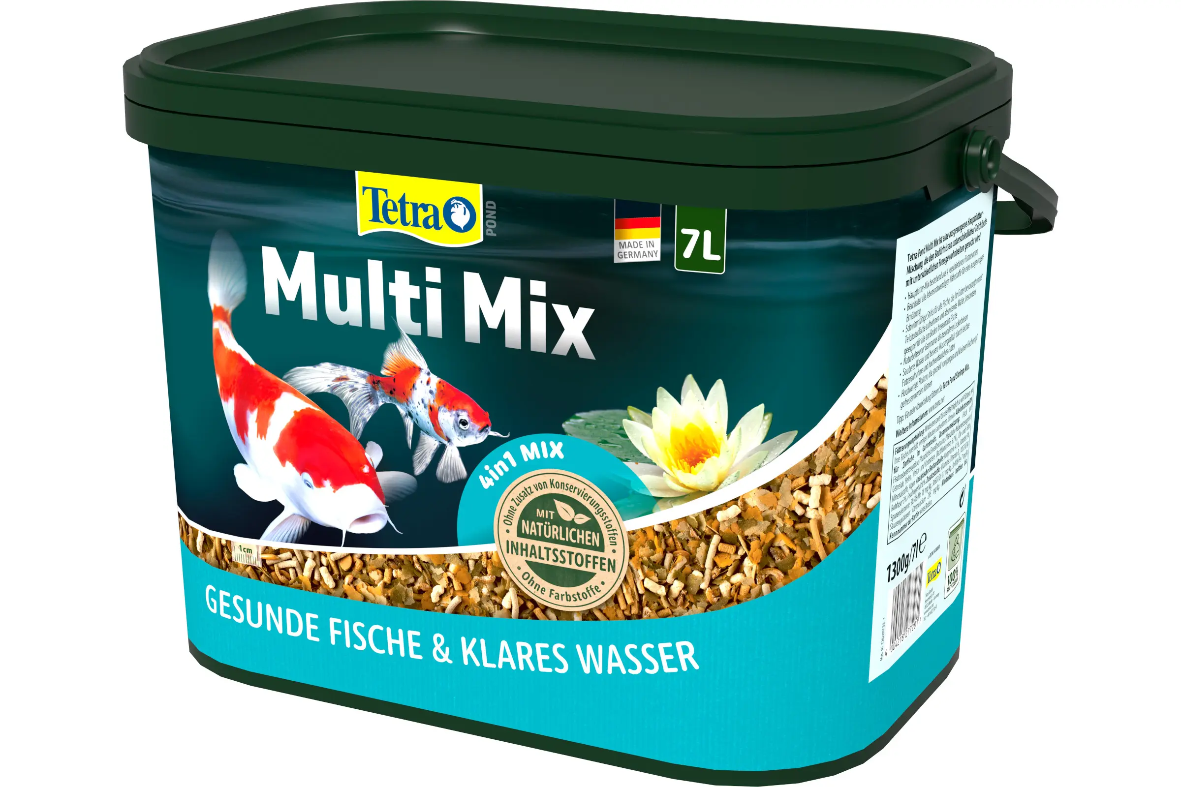 Tetra Pond Multi Mix, Hauptfuttermix, 7 Liter