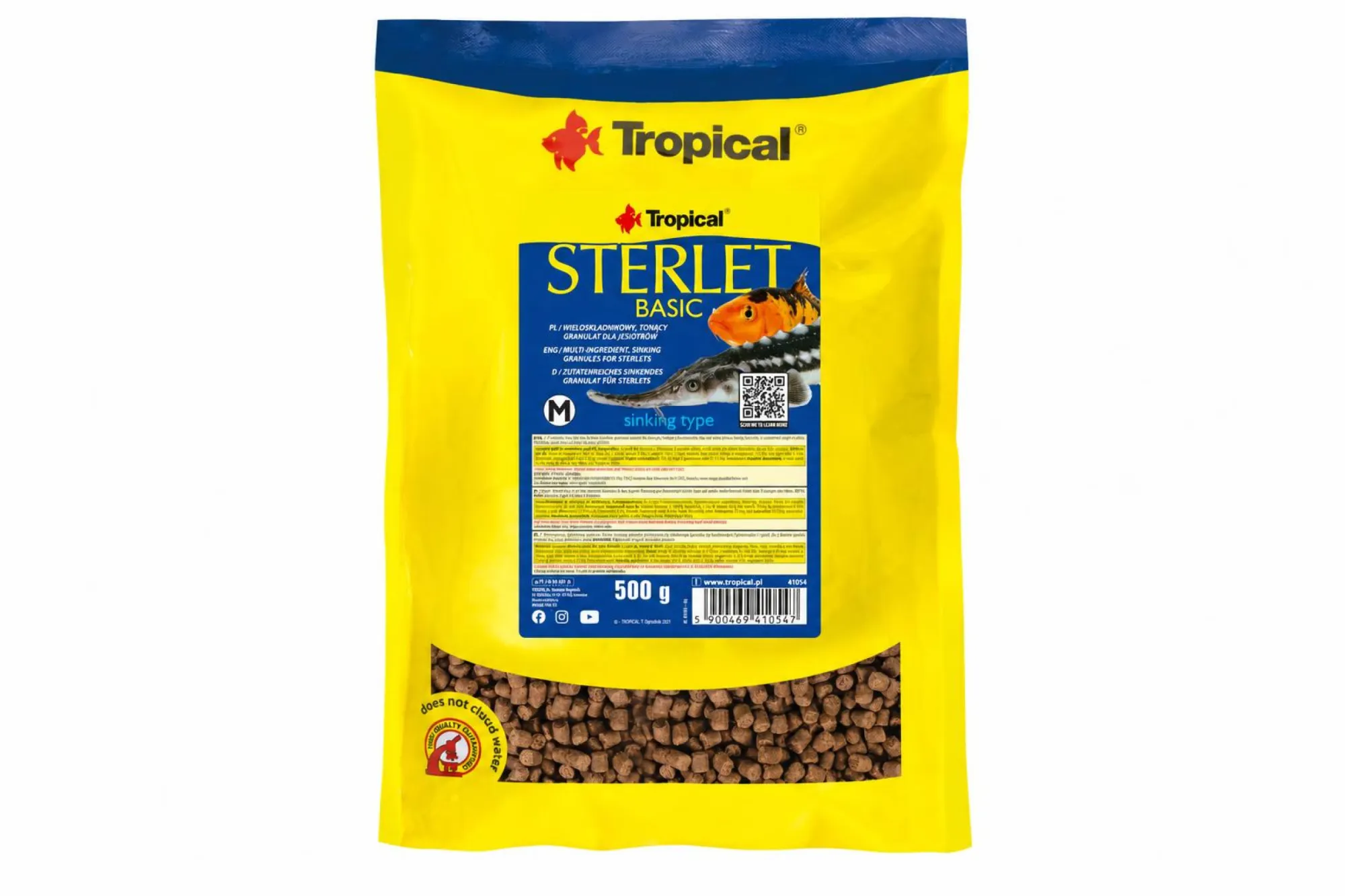 Tropical Sterlet Basic M 1000 ml / 500 g – KI-generierte Abbildung aus Produktreferenz