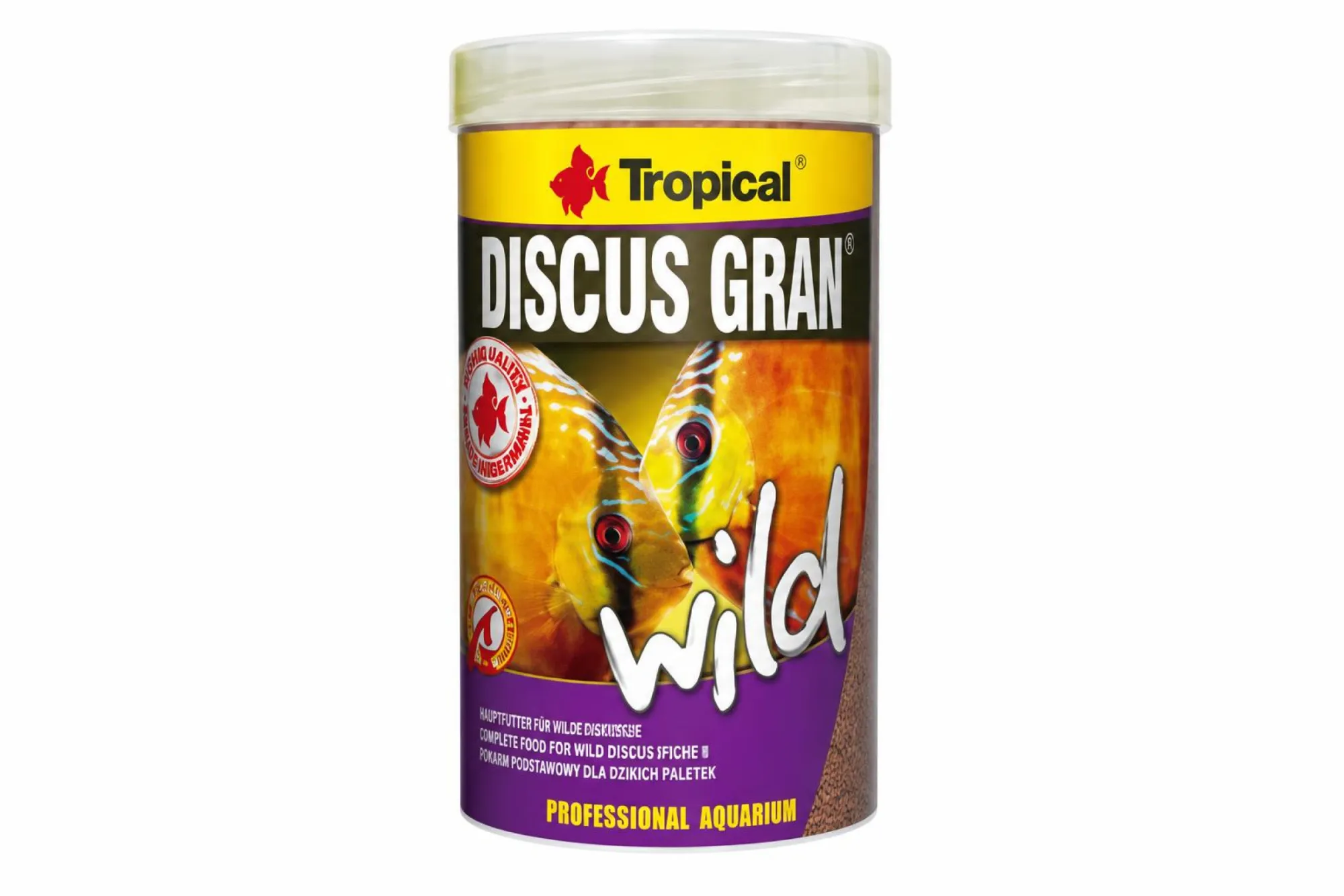Tropical Discus Gran Wild 250 ml – KI-generierte Abbildung aus Produktreferenz