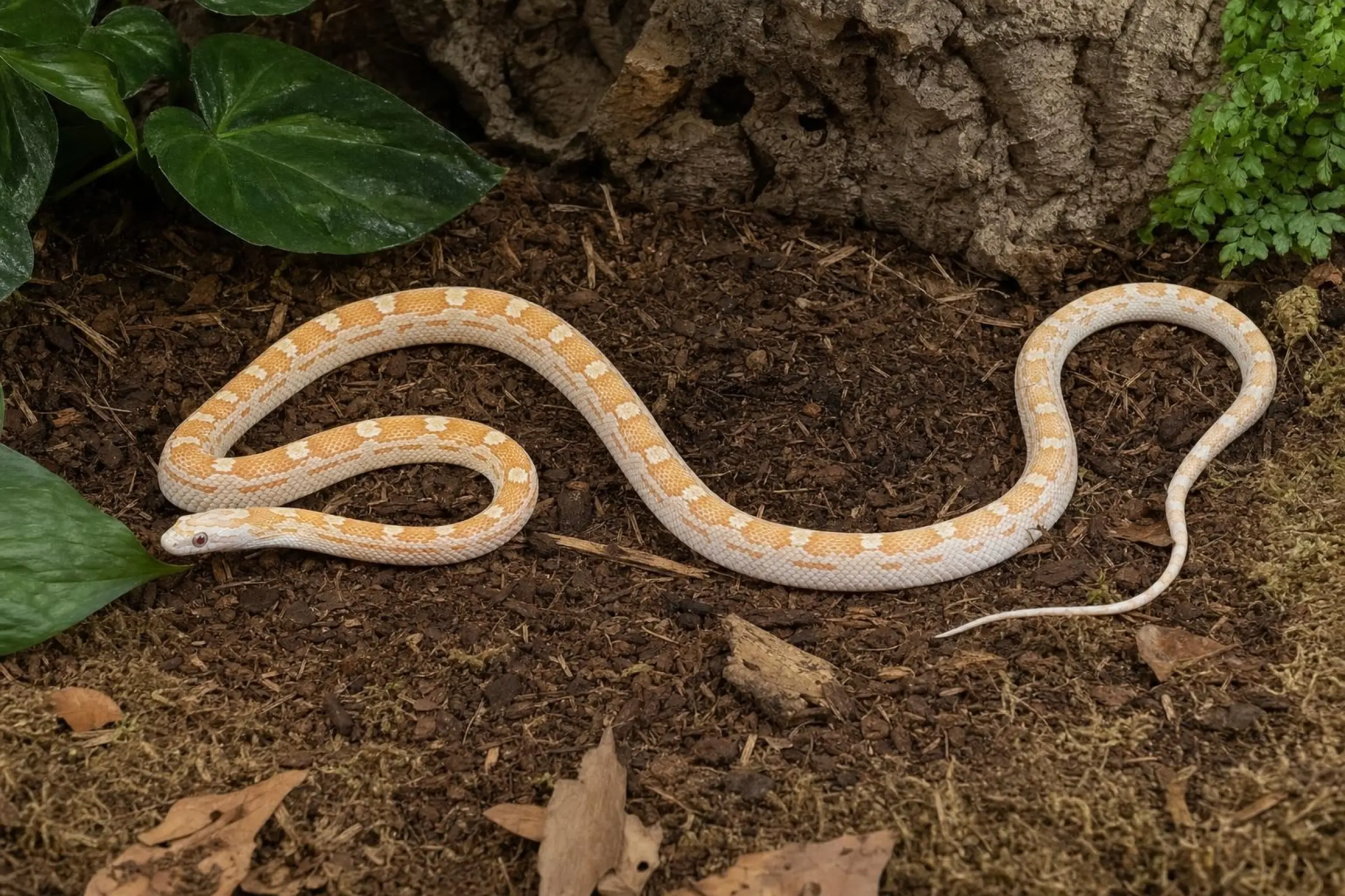 Auratum-Motley-Kornnatter, Pantherophis guttatus