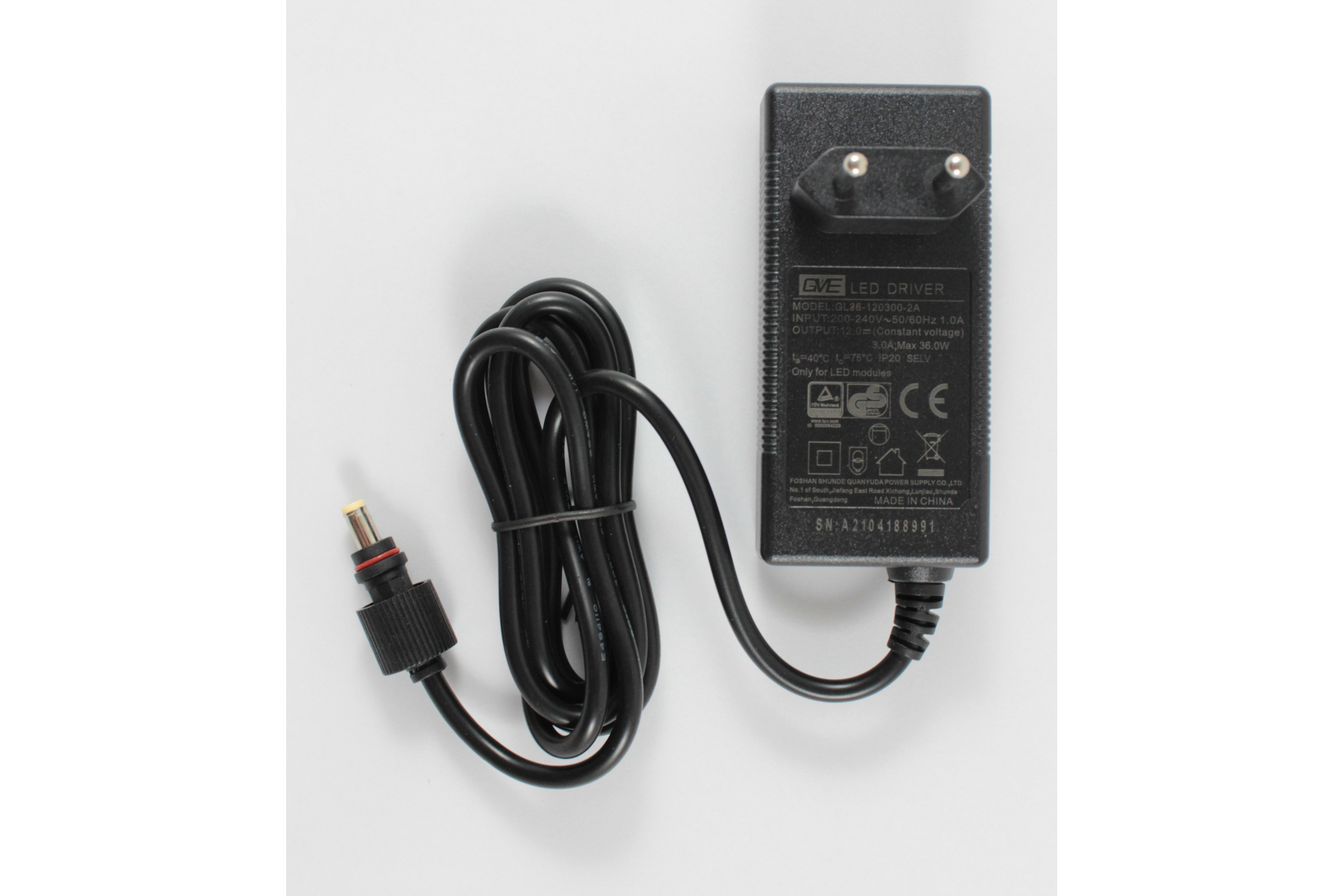 Chihiros Netzteil 12 V – 3 A, A 201–501, B 20–60, C 201–361