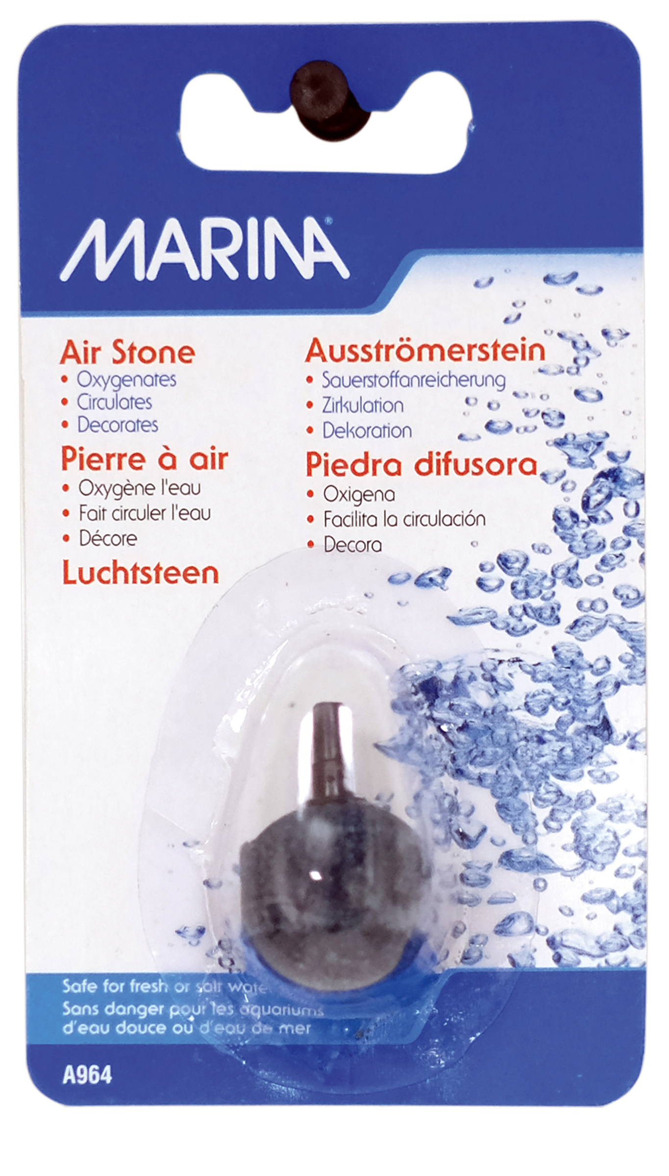 Marina Aqua Fizzzz Ausströmer-St. Kugel kl.