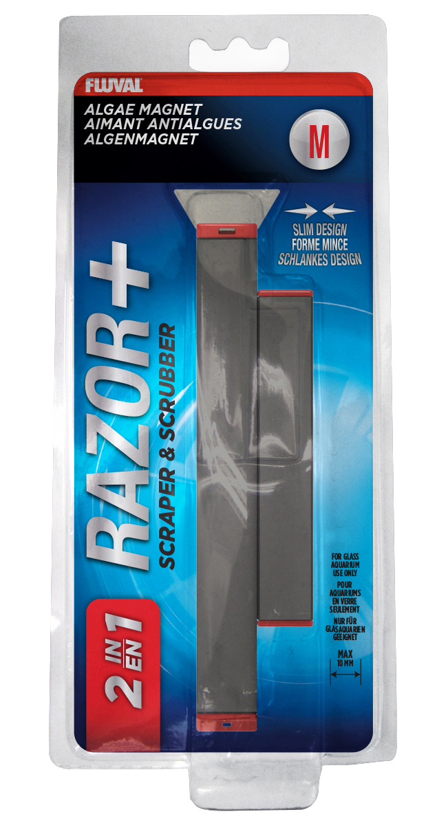 Fluval Razor-Algenmagnet mit Klinge medium