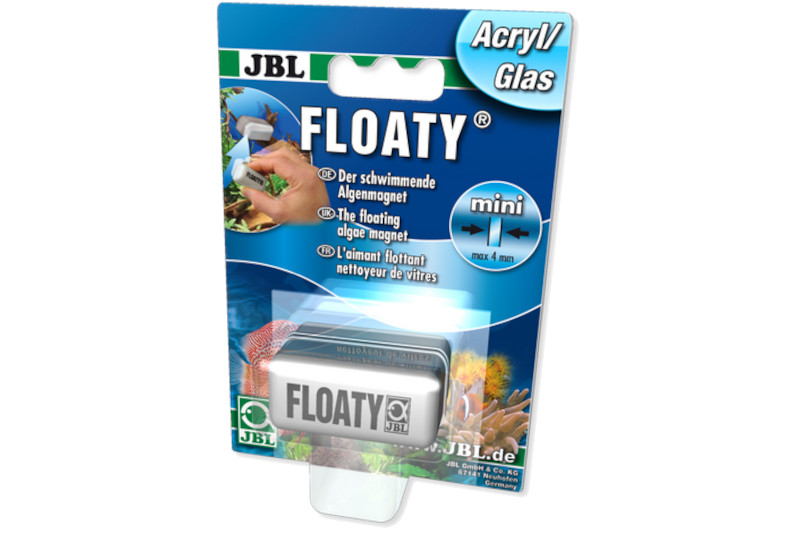 JBL Floaty mini Acryl + Glas, Algenmagnet bis 4 mm Scheibenstärke